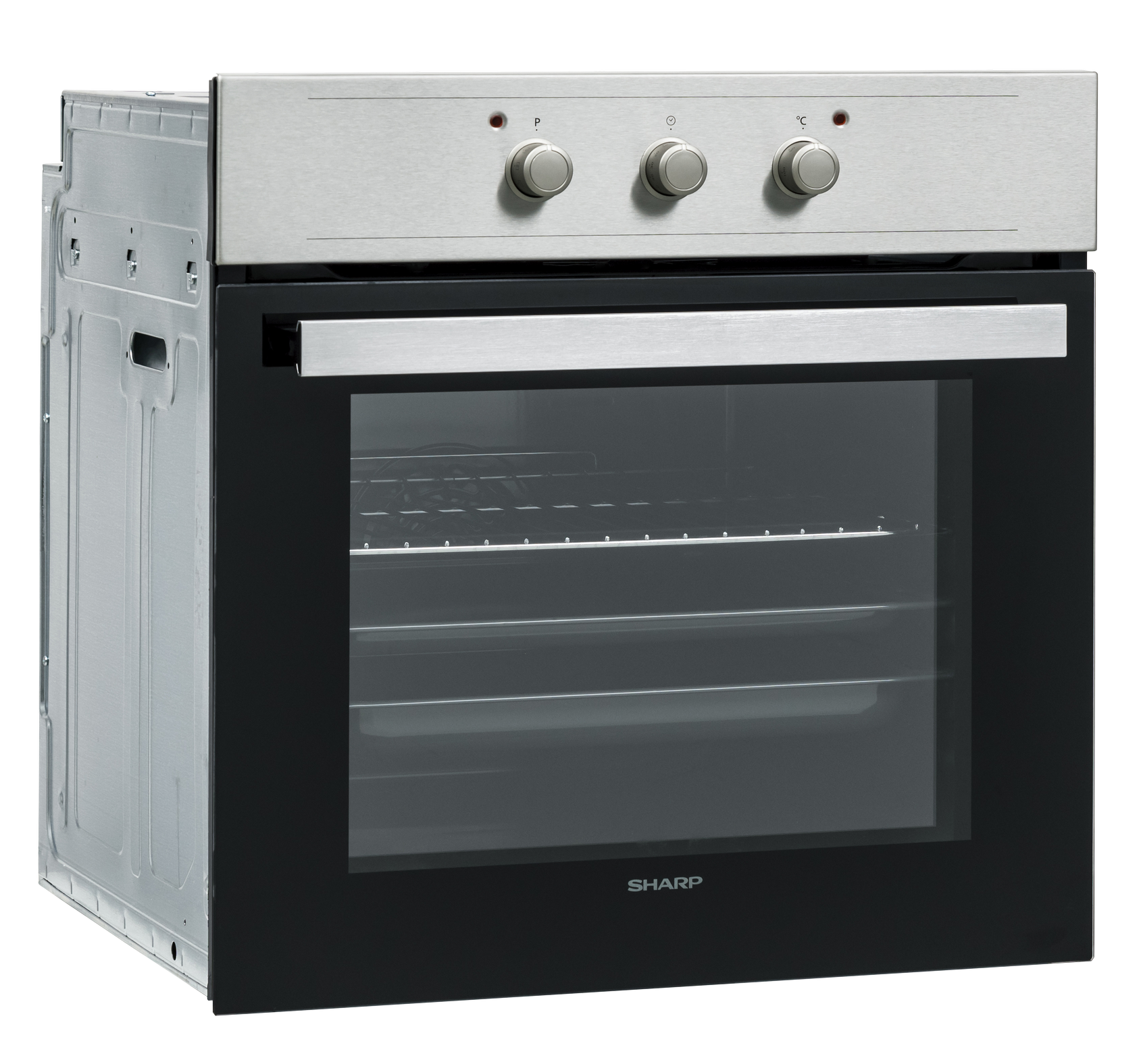 Sharp K-50M22IL2-EU Built-In 65lt. Standard Fan Assisted Oven, Inox