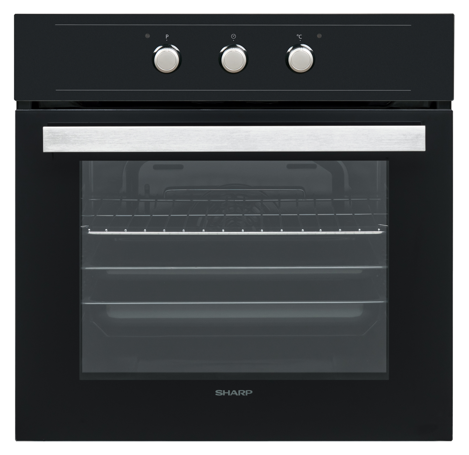 Sharp K-50M22BL2-EU Built-In 65lt. Standard Fan Assisted Oven, Black