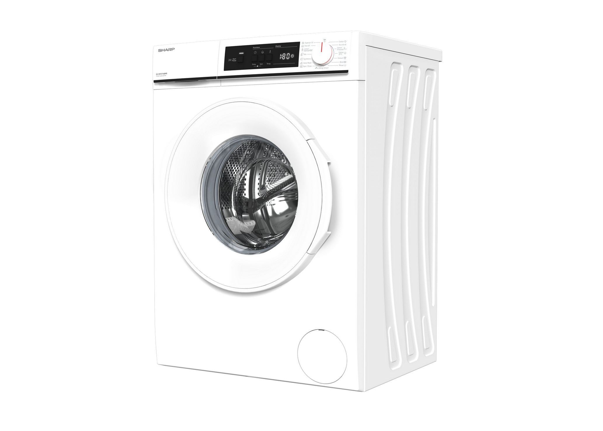 SHARP ES-NFA714BWB-EE Freestanding Washing Machine 7 kg 1400 RPM B Class