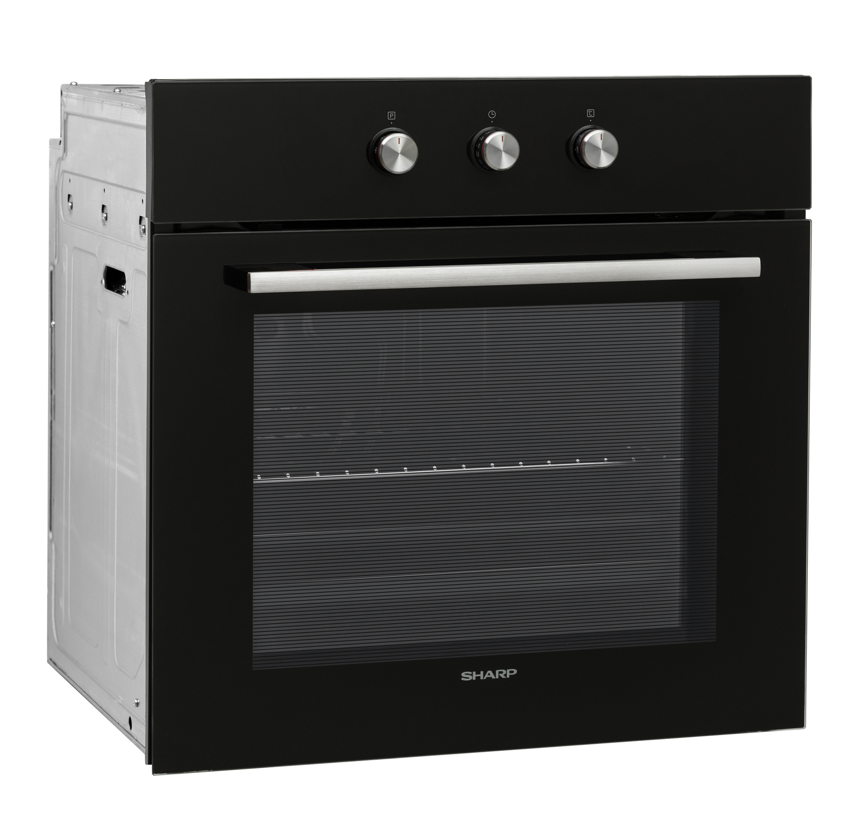Sharp K-60M15BNL-FR Built-In 72lt. Standard Static Oven, Black