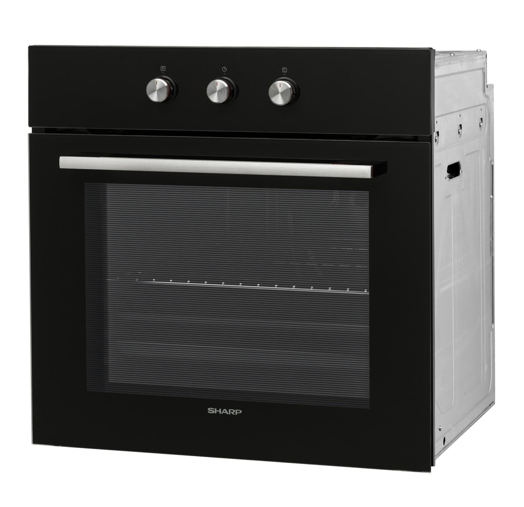 Sharp K-60M15BNL-FR Built-In 72lt. Standard Static Oven, Black