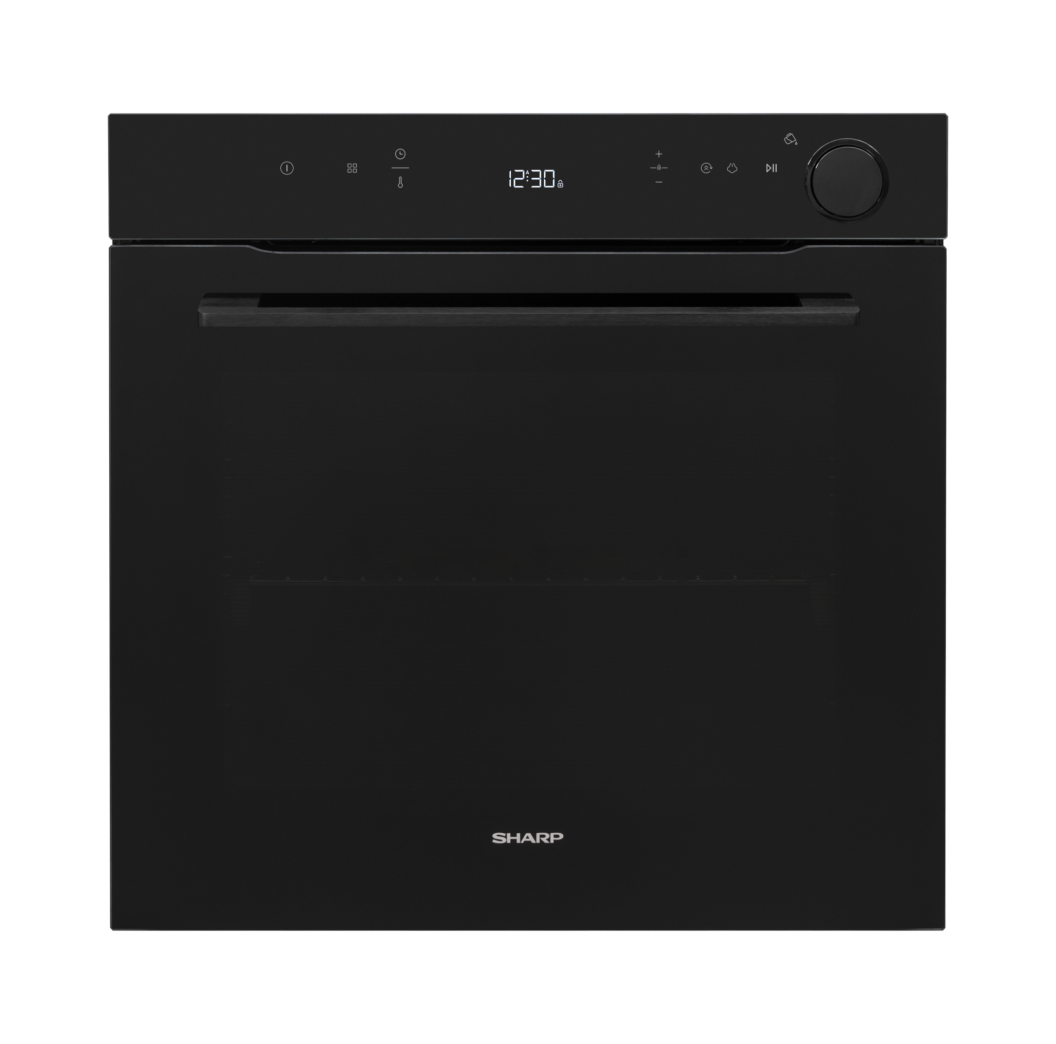 Sharp KA-73G68BNH-PL Built-In 78lt. Steam Assisted Multifunction Oven, Pure Black
