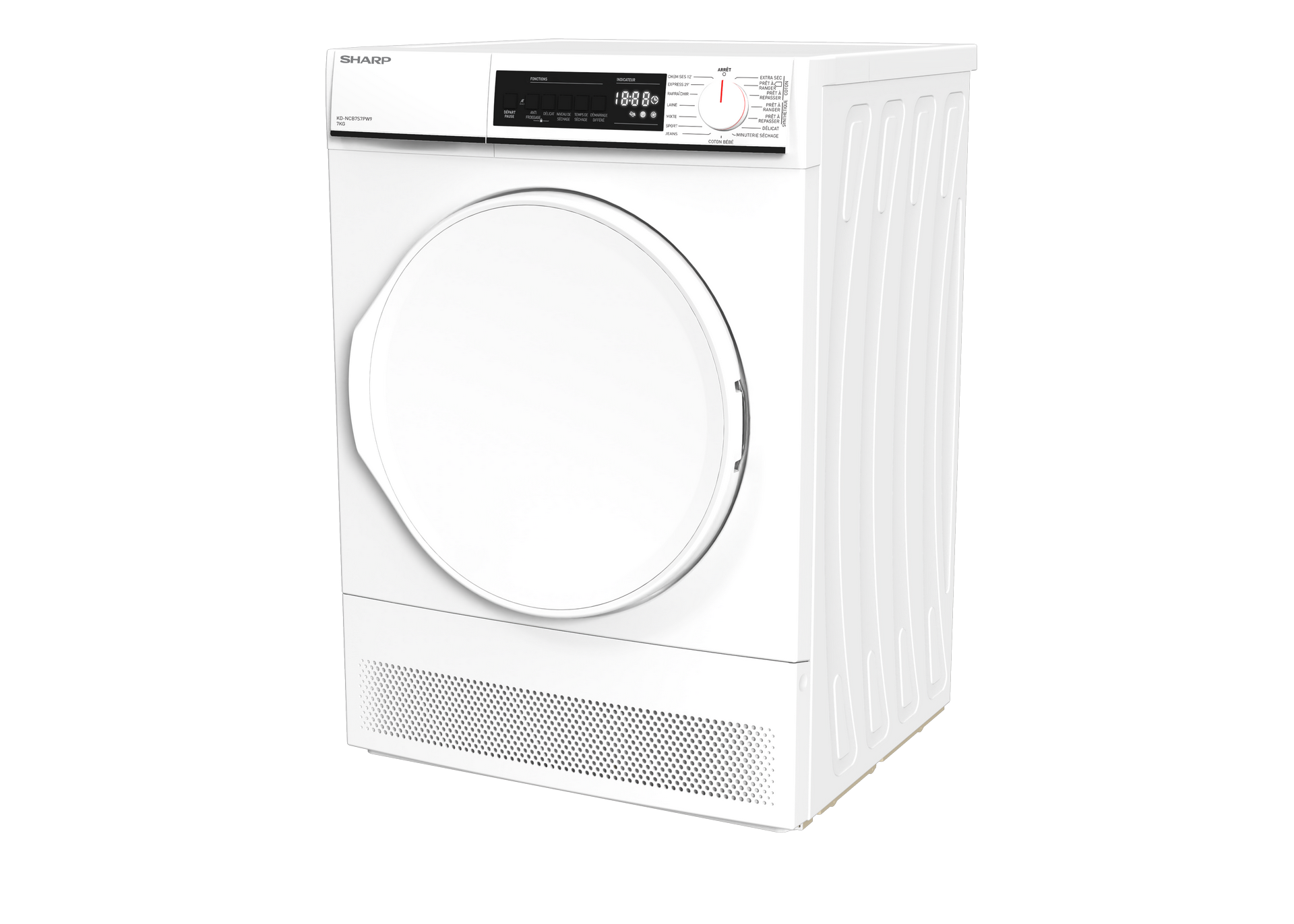 SHARP KD-NCB7S7PW91-FR Freestanding Tumble Dryer 7 kg B Class
