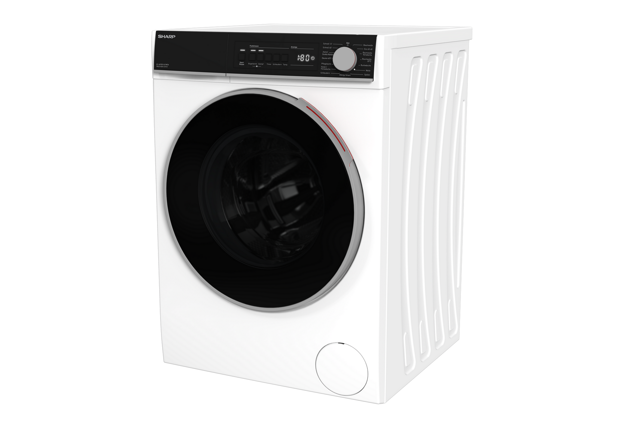 SHARP ES-NFB914CWDA-CB Freestanding Washing Machine 9 kg 1400 RPM A Class