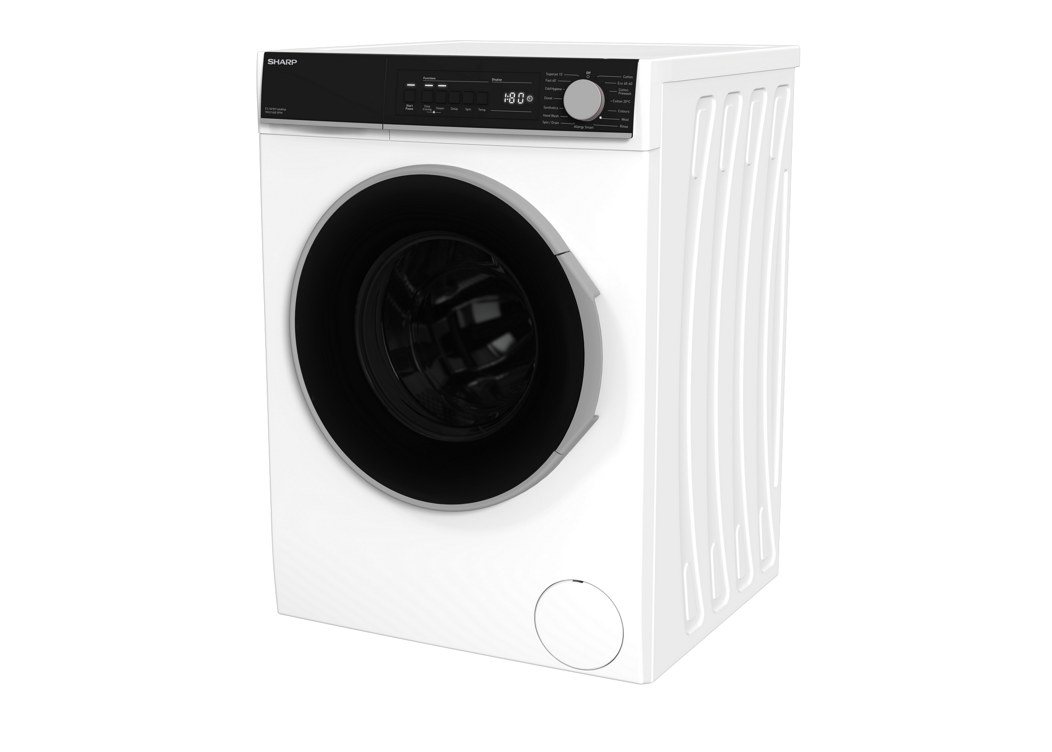 SHARP ES-NFB914AWNA-EN Freestanding Washing Machine 9 kg 1400 RPM A Class