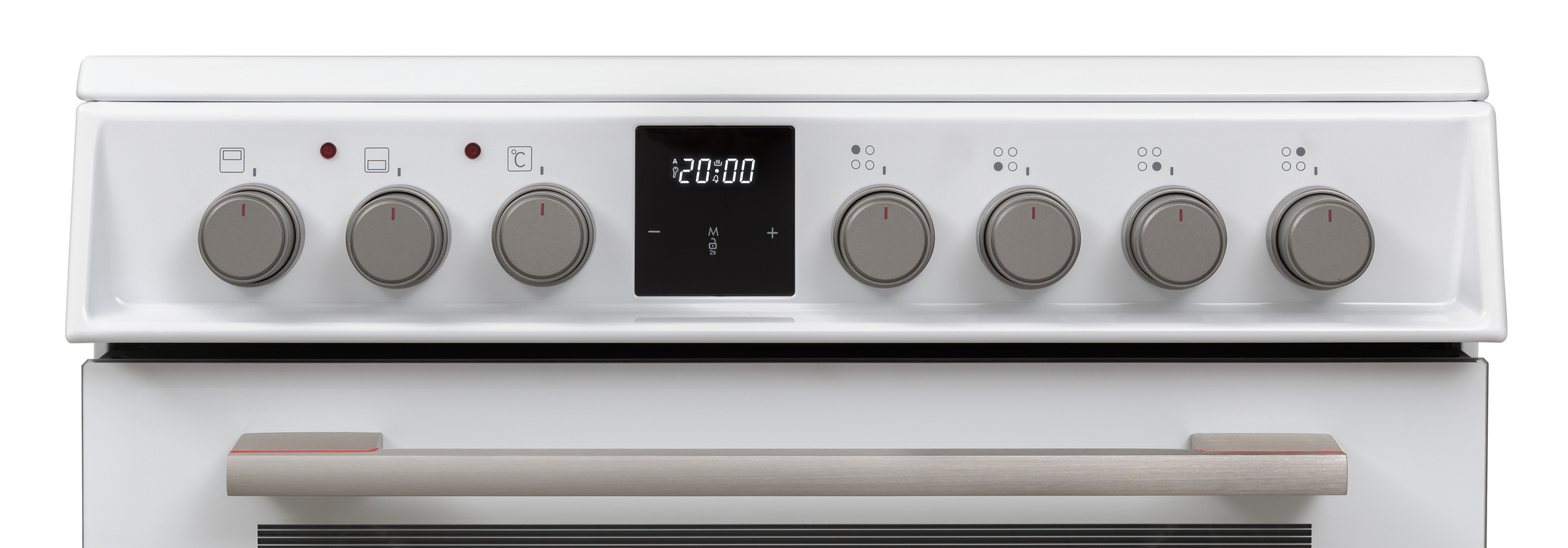 Sharp KF-66DIDD04WM1I-EN 60x60cm Freestanding Induction Double Oven, White