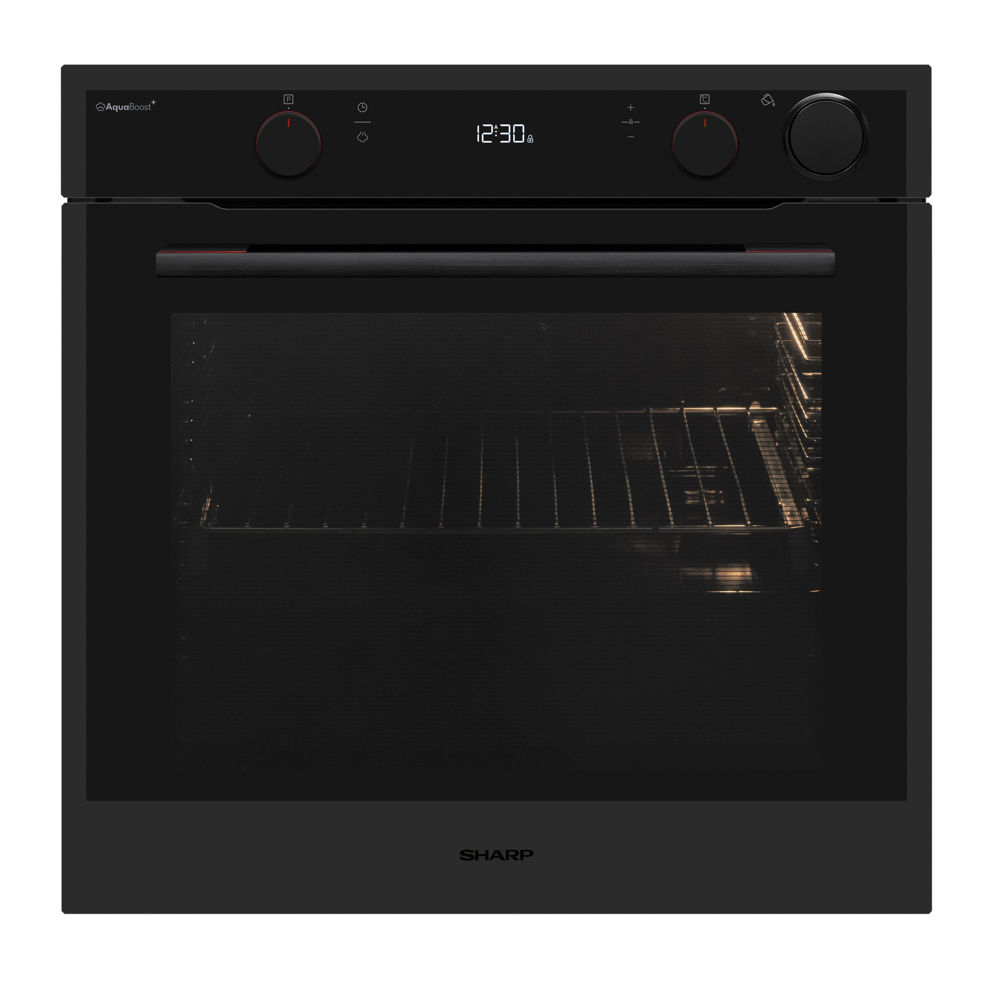 Sharp KA-74Z68BNH-EU Built-In 78lt. Standard Multifunction Oven, Matte Black