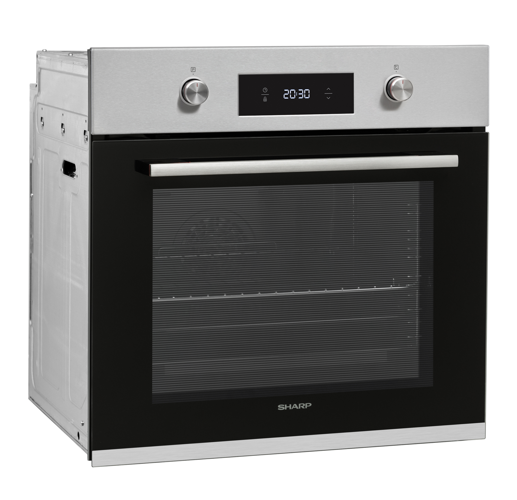 Sharp K-60P19INM-IT Built-In 69lt. Standard Multifunction Oven, Inox