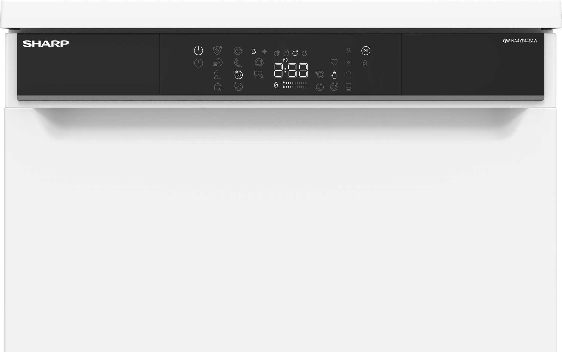 SHARP QW-NA4YF44EAW Freestanding 60cm Dishwasher 14PS 44 Db A Class