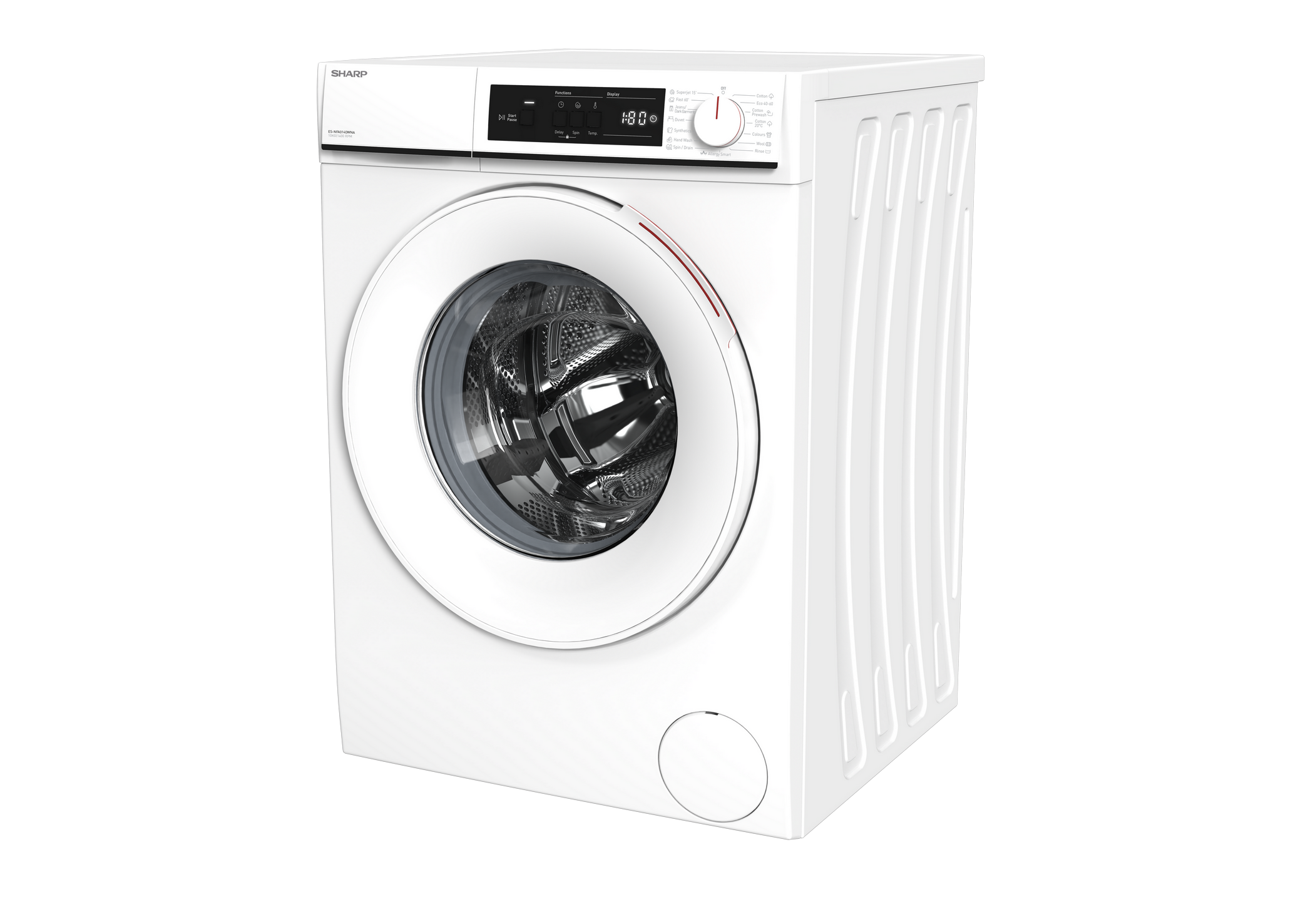 SHARP ES-NFA014DWNA-EE Freestanding Washing Machine 10 kg 1400 RPM A Class