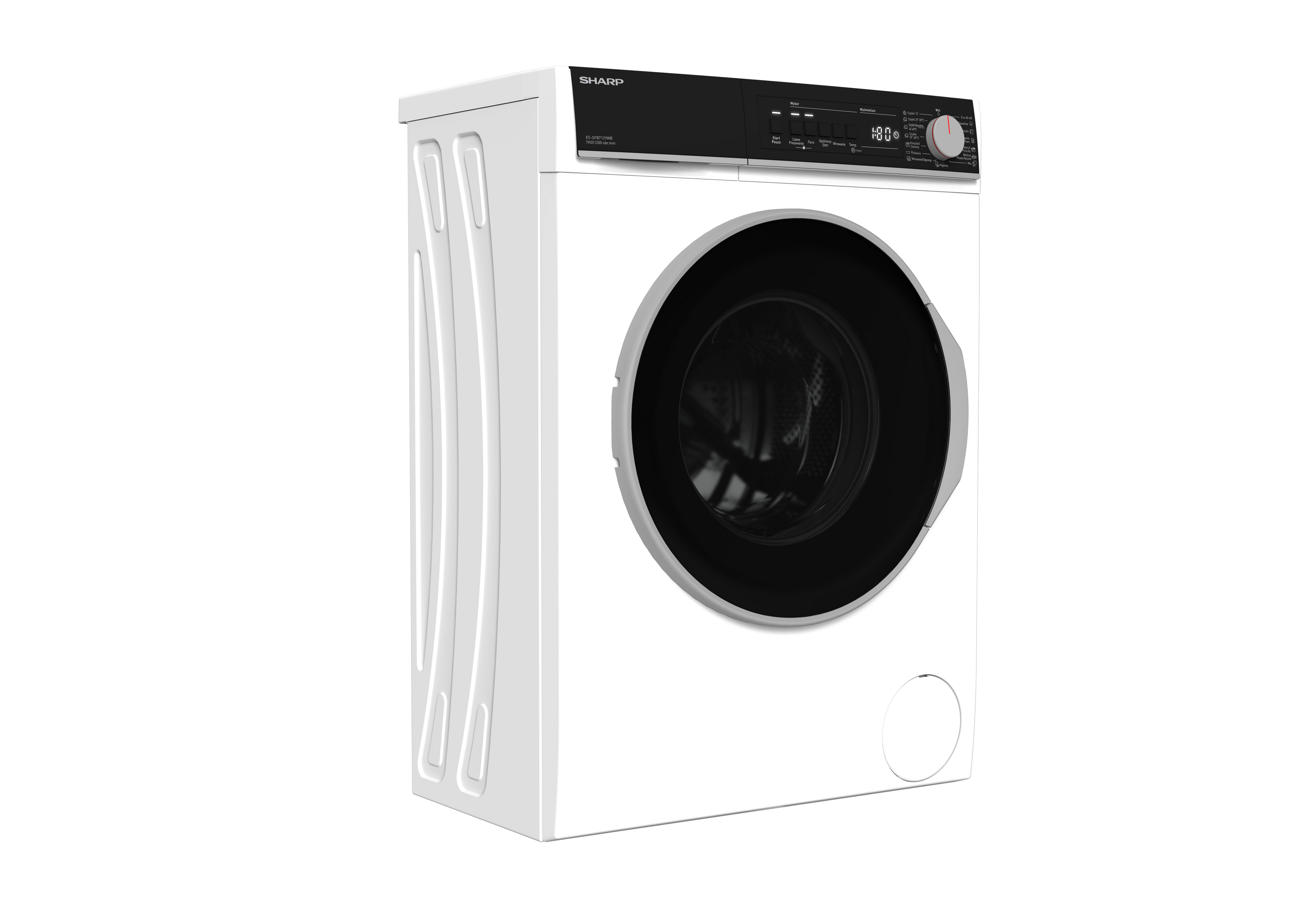 SHARP ES-SFB712YWB-PL Freestanding Washing Machine 7 kg 1200 RPM B Class