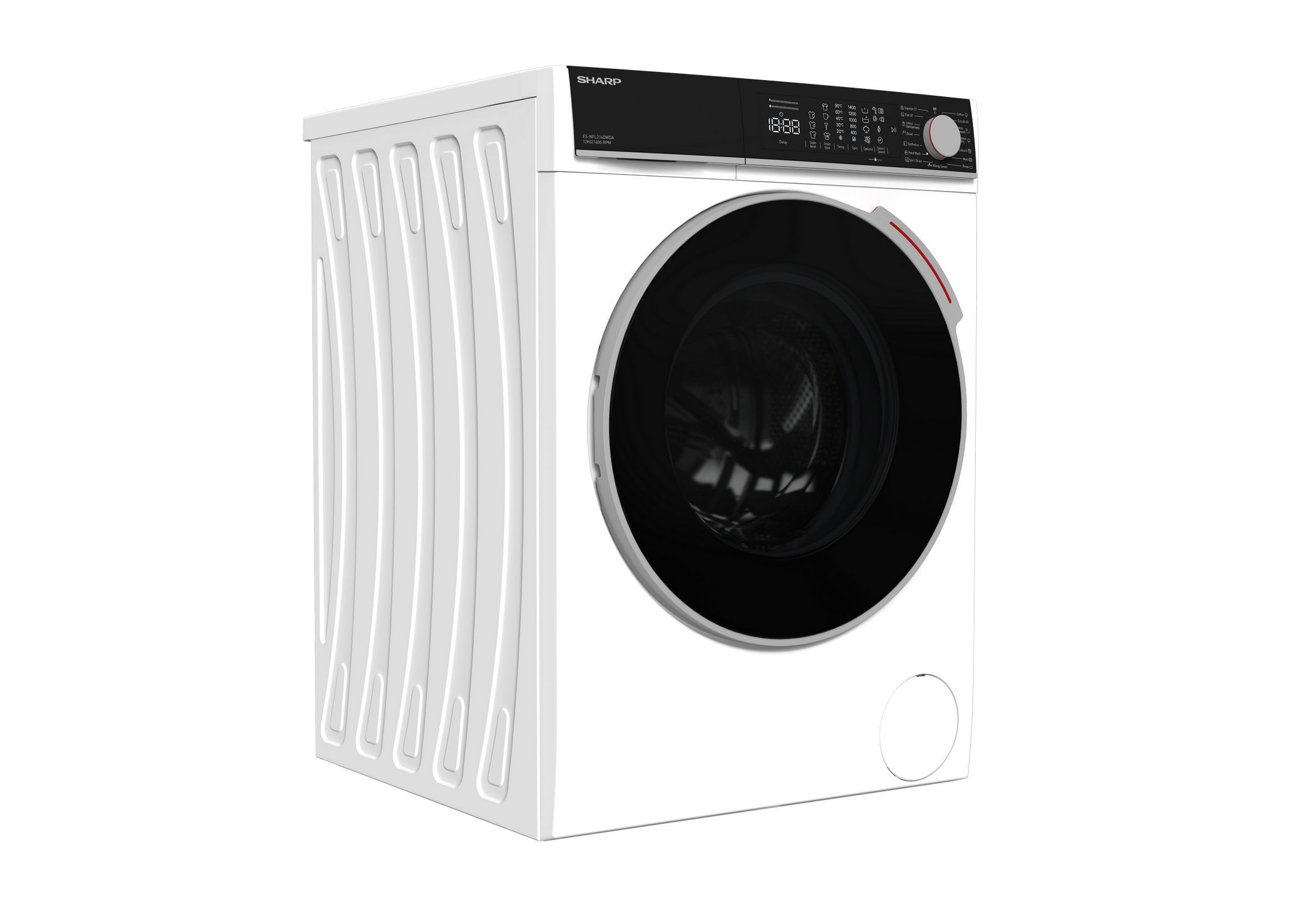 SHARP ES-NFL214CWDA-EE Freestanding Washing Machine 12 kg 1400 RPM A Class