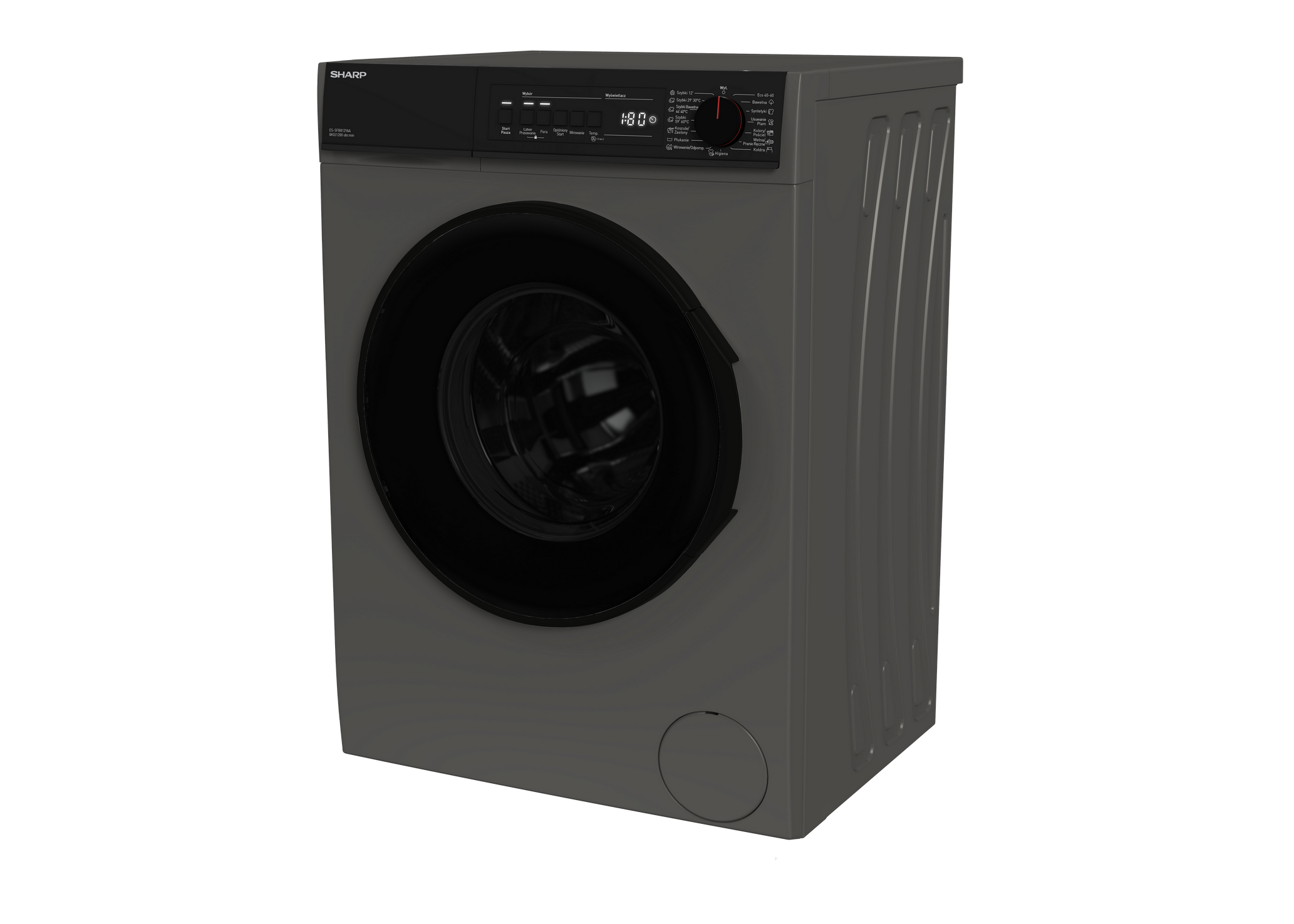 SHARP ES-SFB812YAA-PL Freestanding Washing Machine 8 kg 1400 RPM A Class