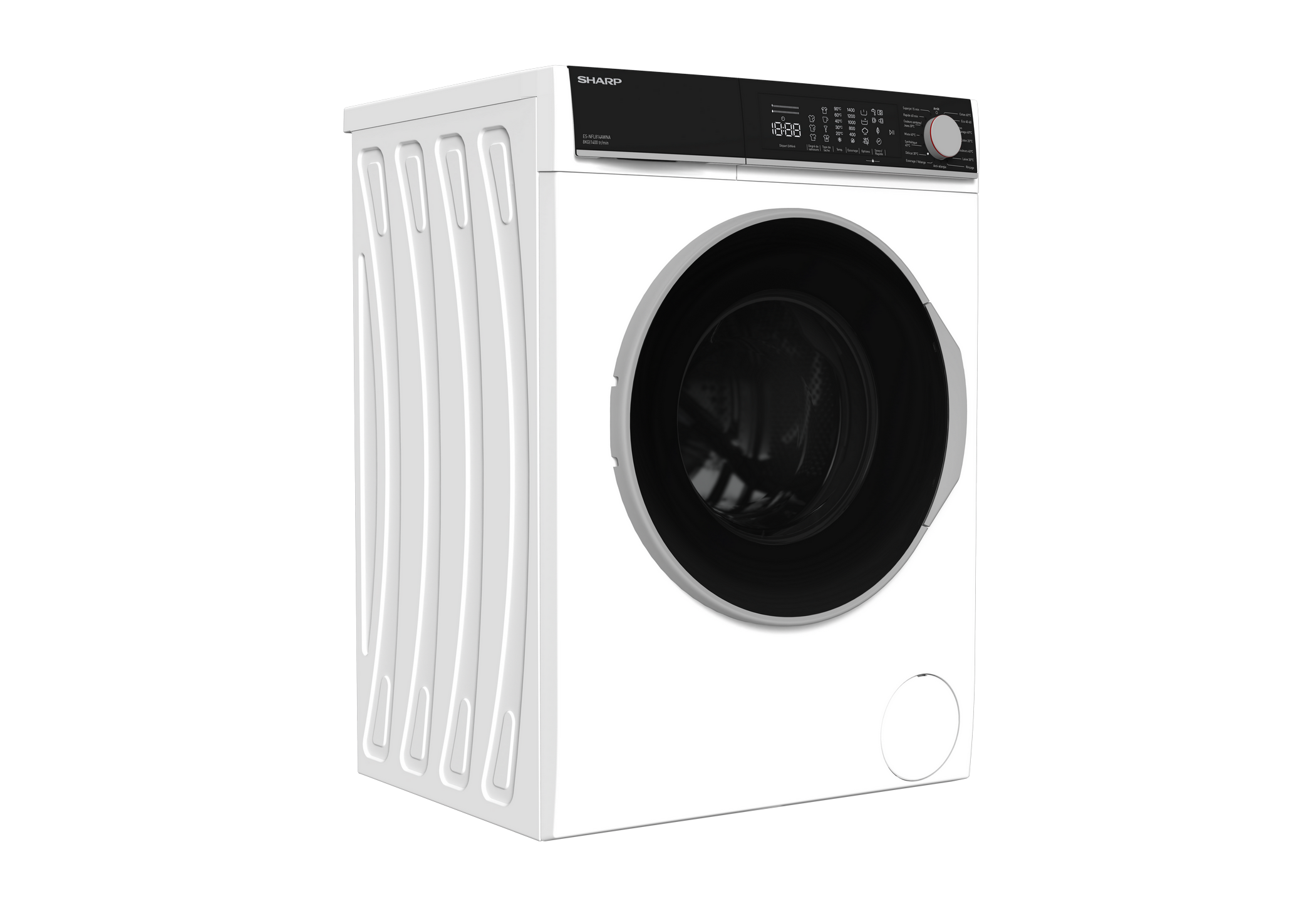 SHARP ES-NFL814AWNA-FR Freestanding Washing Machine 8 kg 1400 RPM A Class