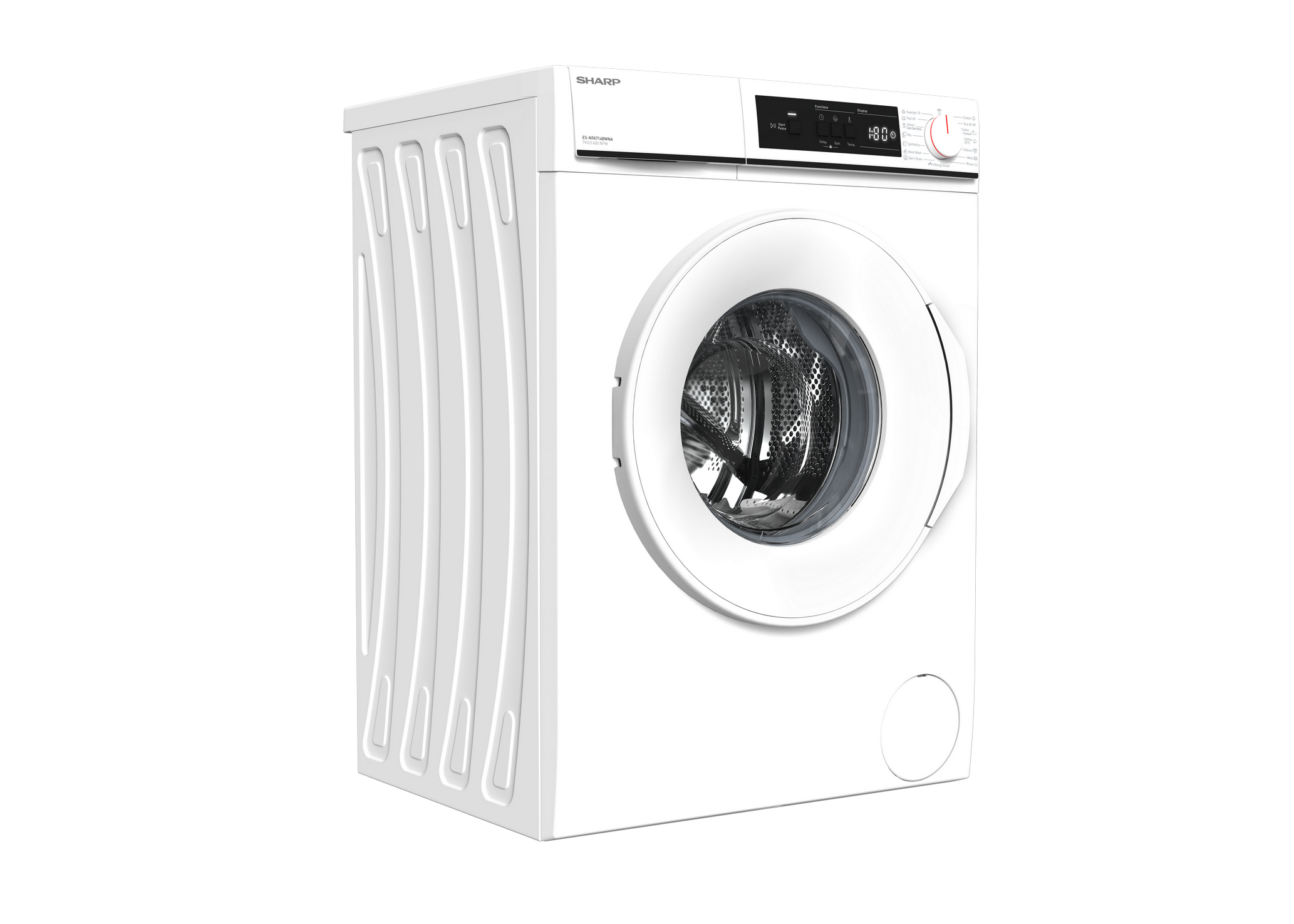 SHARP ES-NFA714BWNA-EE Freestanding Washing Machine 7 kg 1400 RPM A Class