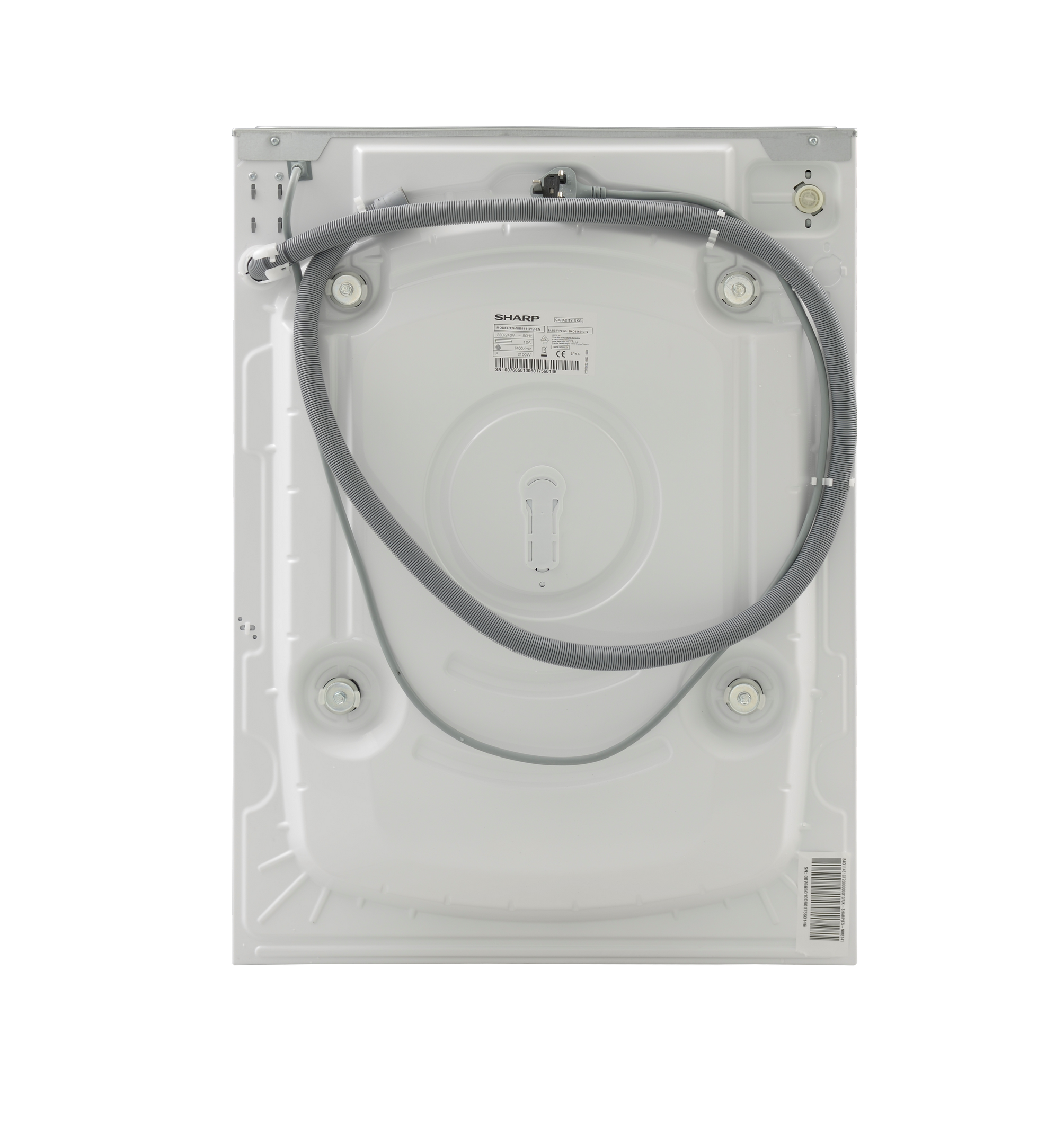 SHARP ES-NIB714BWNA-FR Integrated Washing Machine 7 kg 1400 RPM A Class