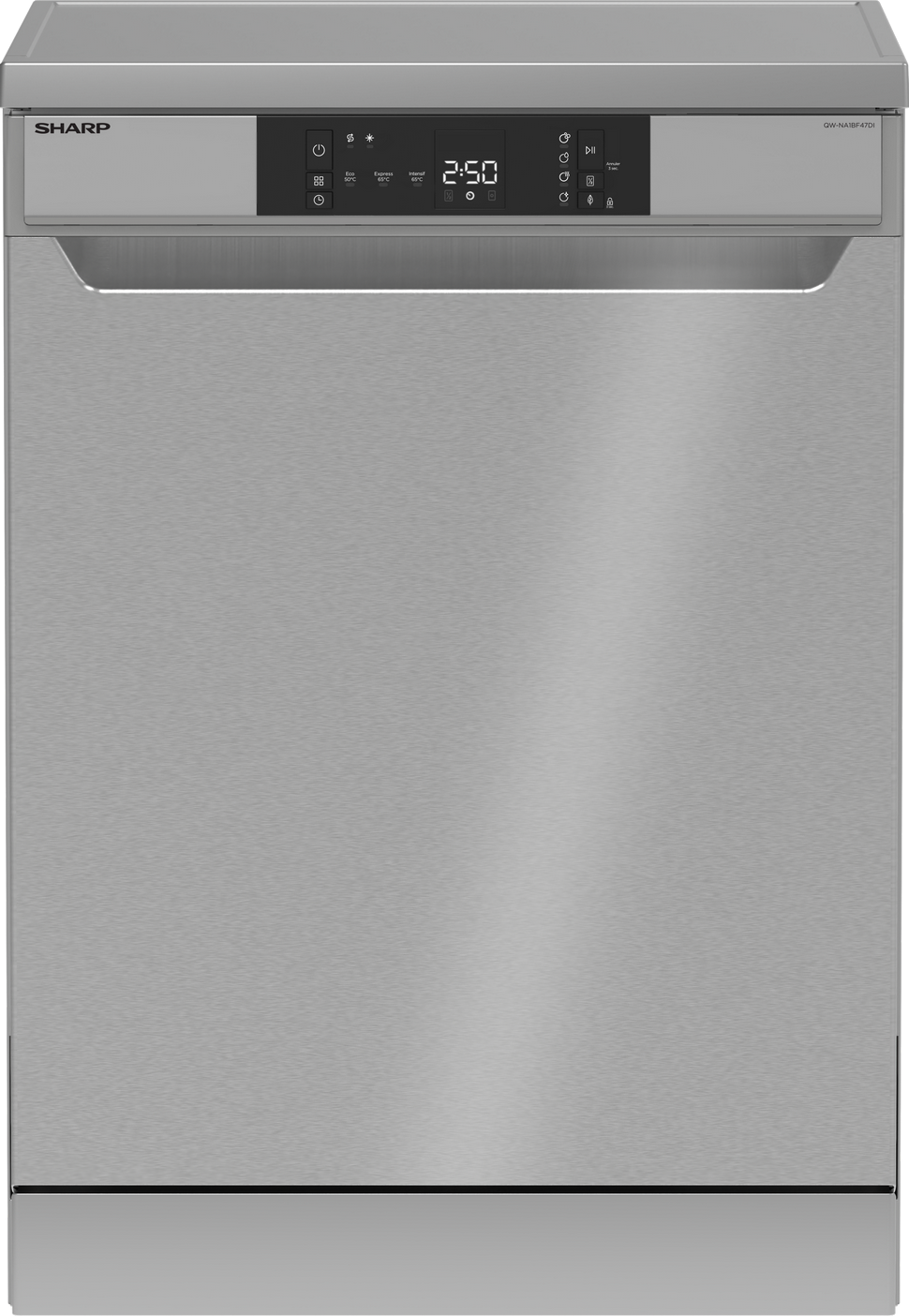 SHARP QW-NA1BF47DI Freestanding 60cm Dishwasher 13PS 47 db D Class with MicroBan Technolgy