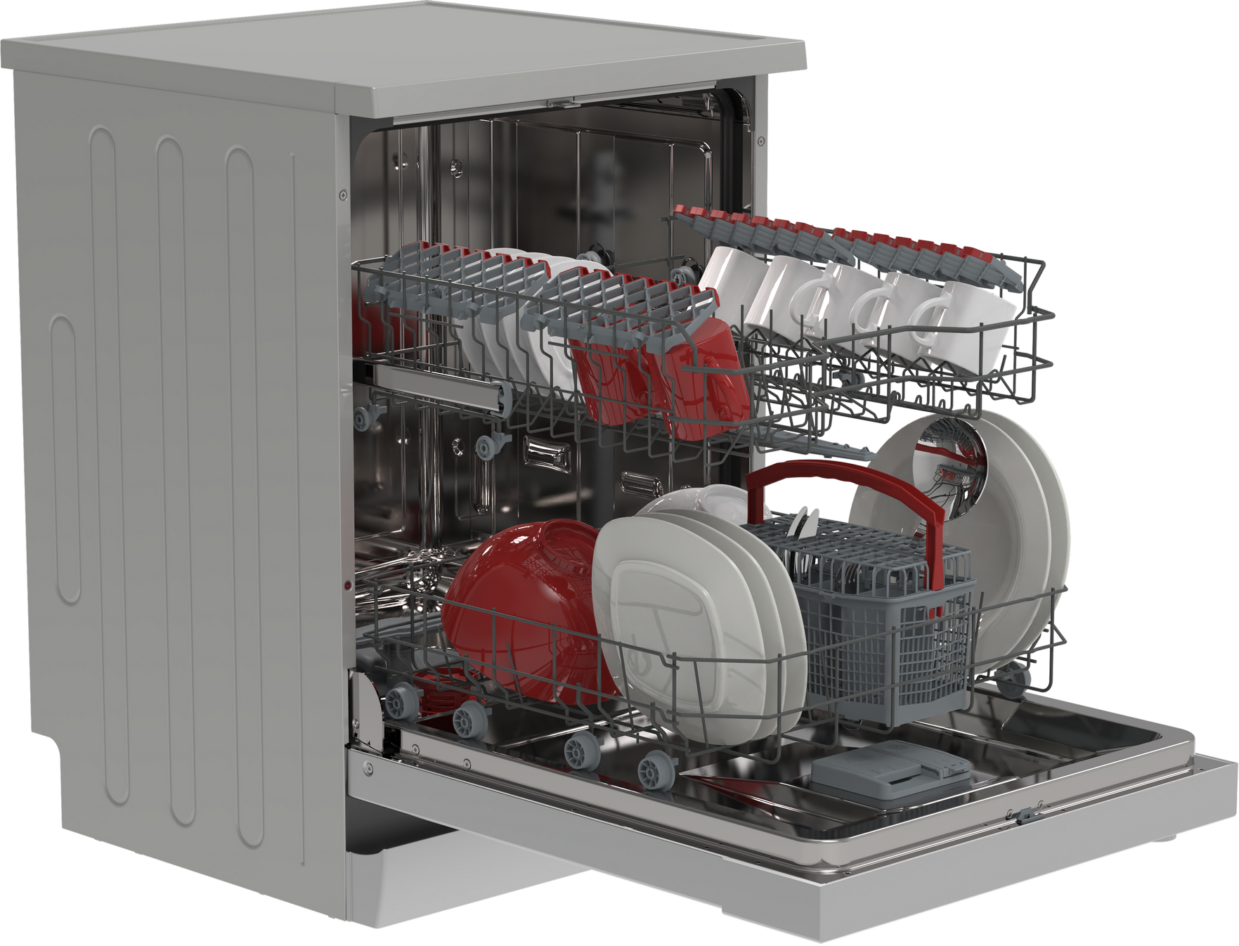 SHARP QW-NA1BF47DI Freestanding 60cm Dishwasher 13PS 47 db D Class