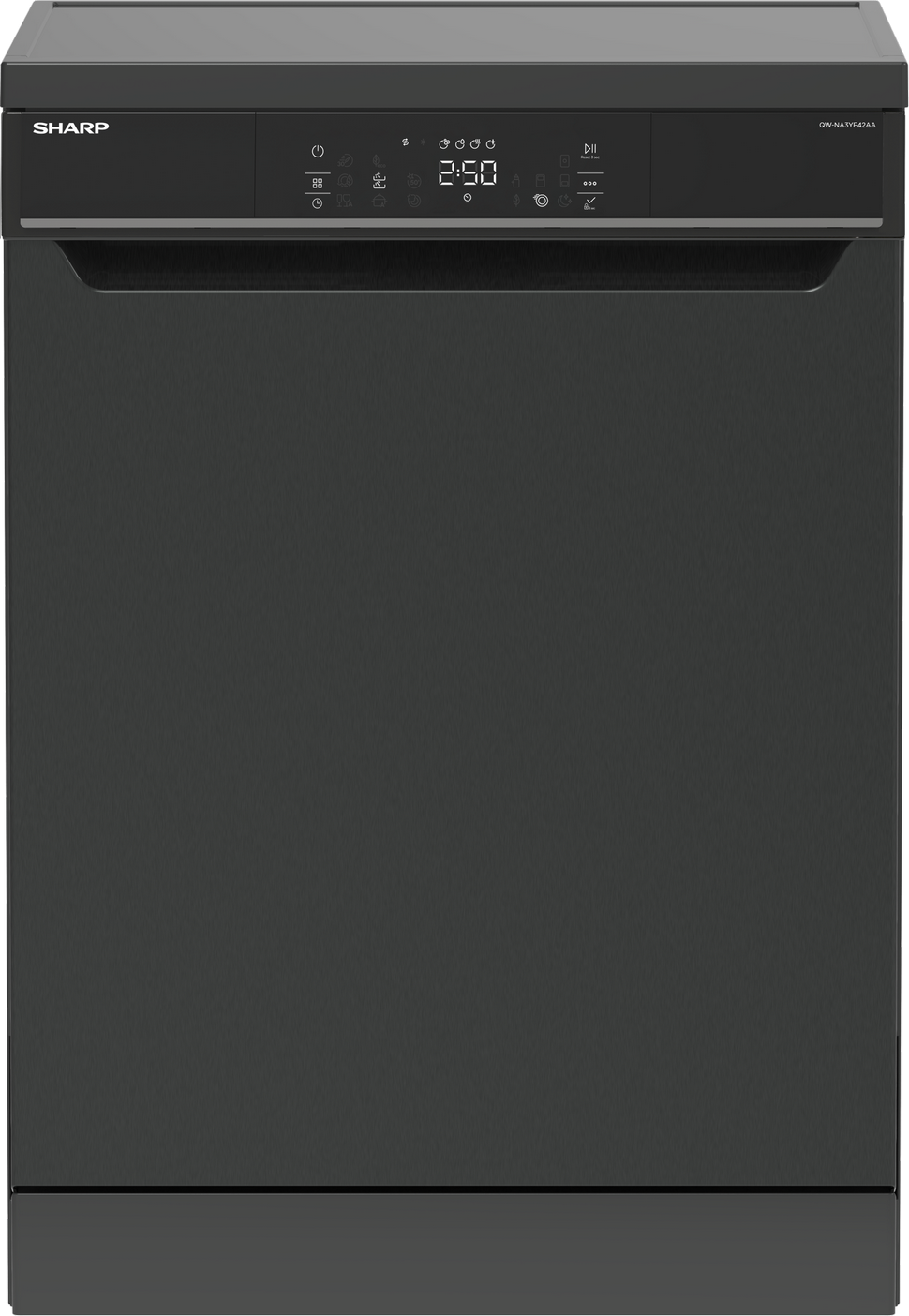 SHARP QW-NA3YF42AA Freestanding 60cm Dishwasher 14PS 42 db A Class with EcoBox Technology