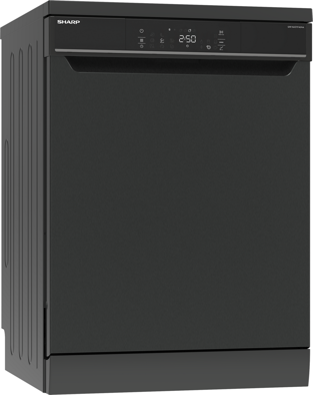 SHARP QW-NA3YF42AA Freestanding 60cm Dishwasher 14PS 42 db A Class