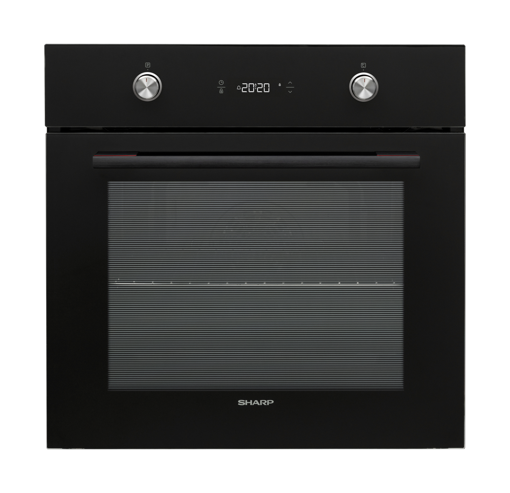 Sharp K-60P19BNL-EU Built-In 69lt. Standard Multifunction Oven, Black