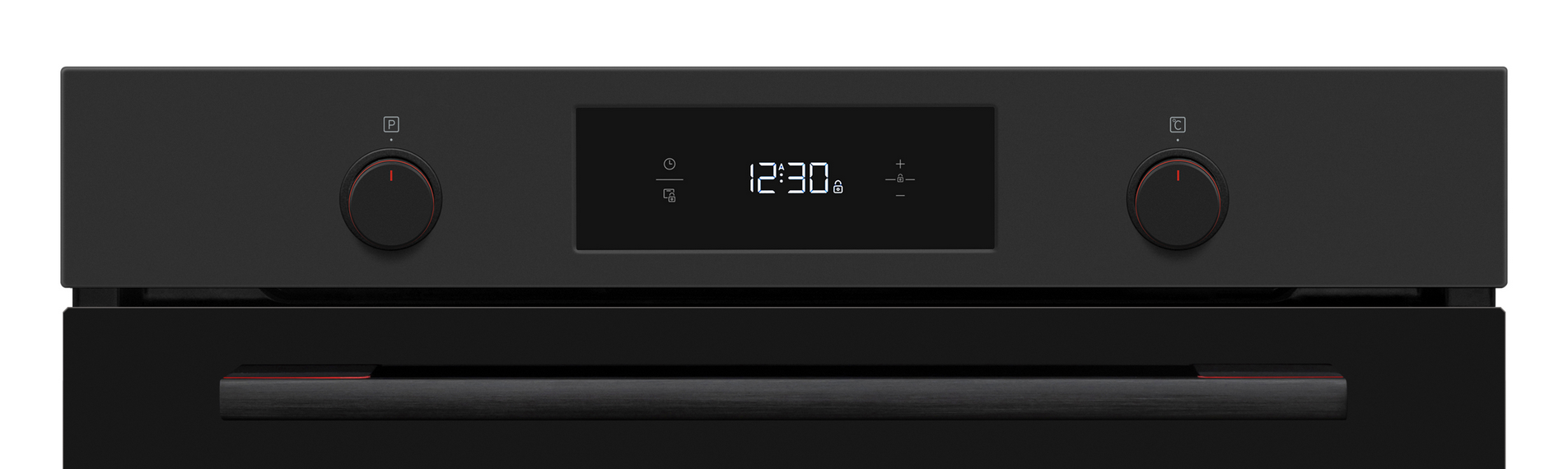 Sharp K-71P28BNH-EU Built-In 78lt. Pyrolytic Multifunction Oven, Matte Black