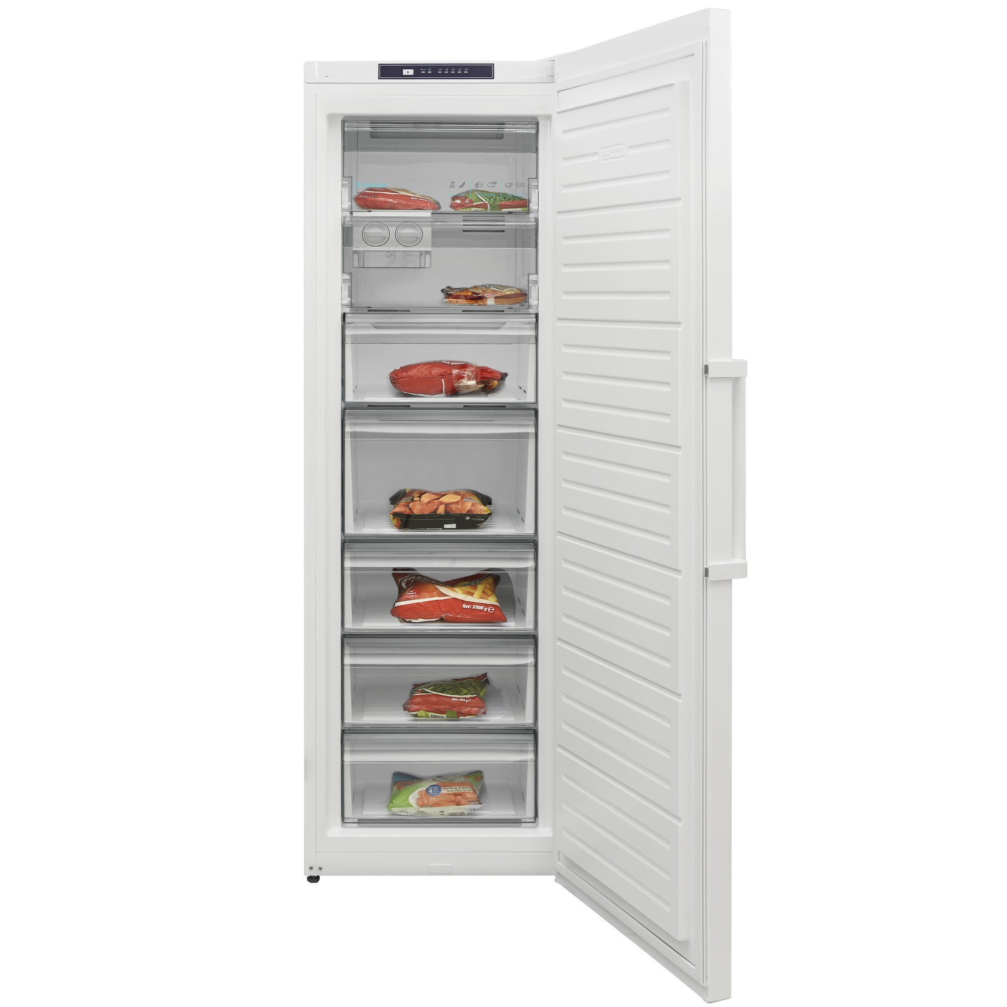 SHARP SJ-SC11CMXWE-ES 60 cm Upright Freezer