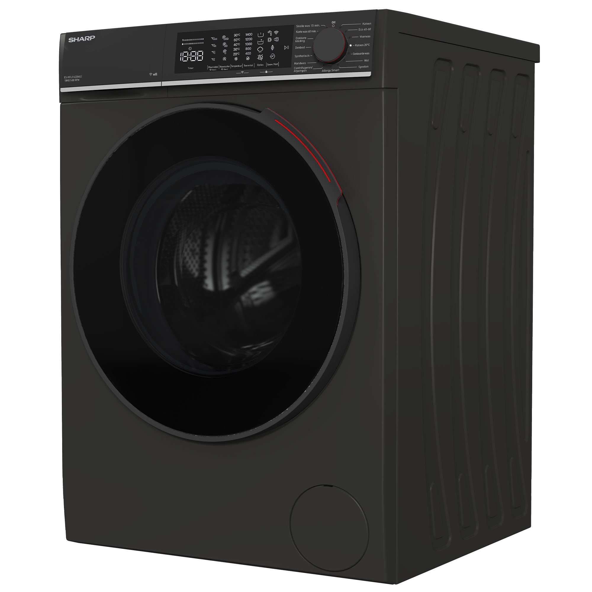 SHARP ES-NFL014CBNA2-BX Free-Standing Washing Machine