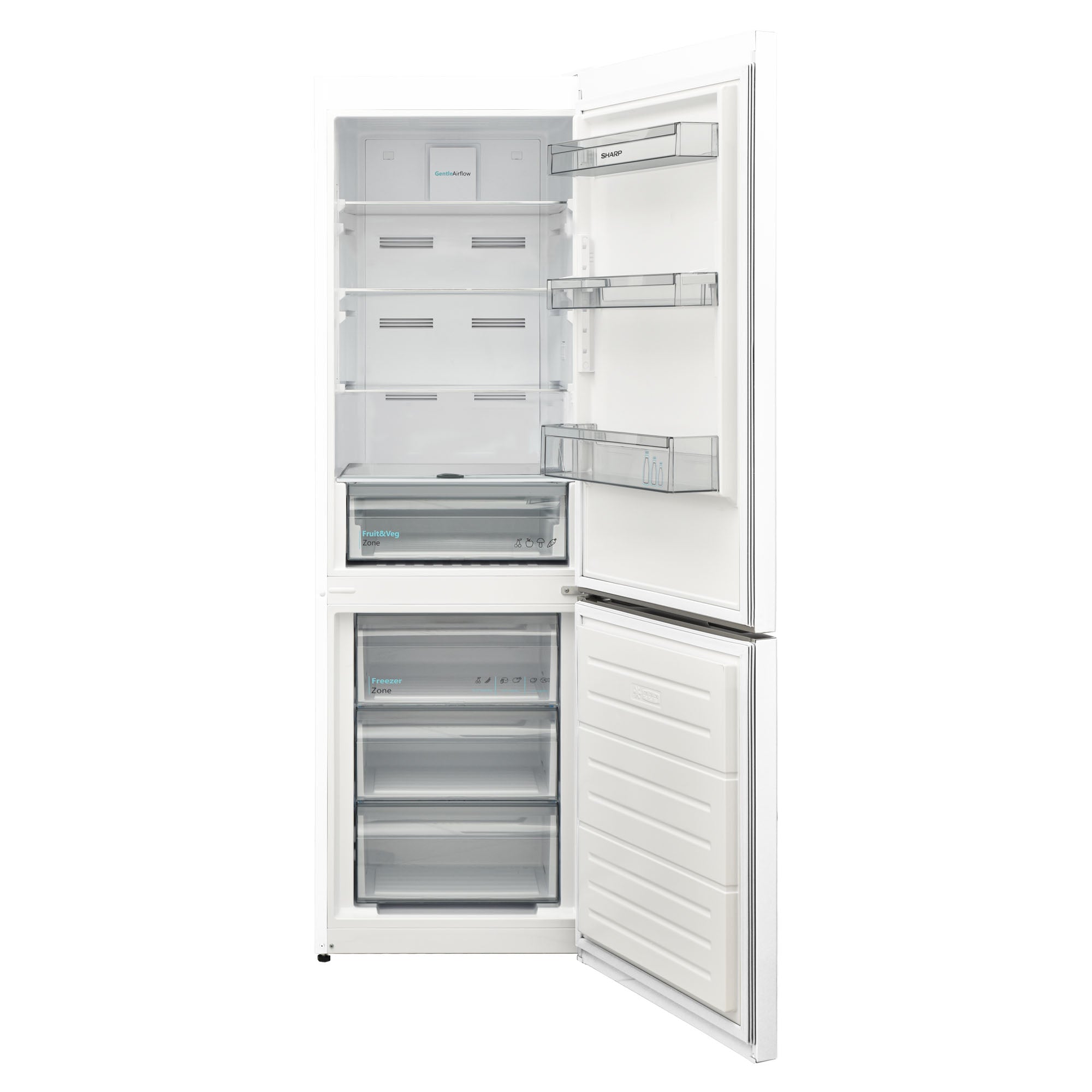 SHARP SJ-NBA11DMXWE-EU 60cm NF Fridge-Freezer