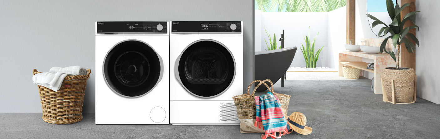 Sharp Washing Machines & Dryers – Quickly Ready Your Summer Clothes