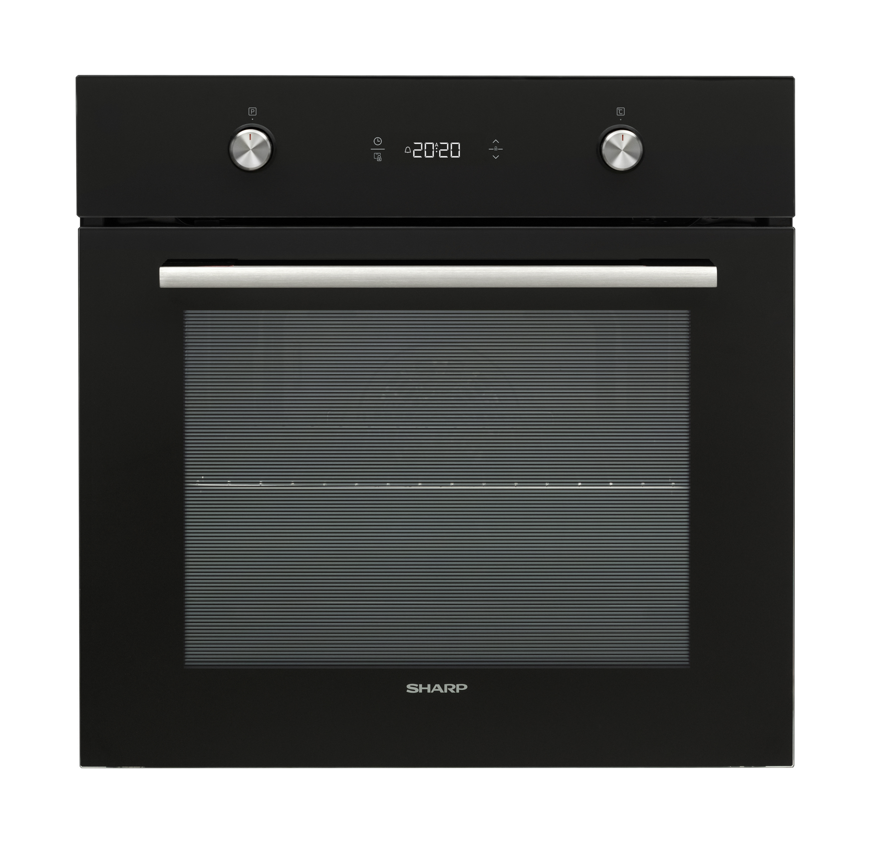 Sharp K-61P27BNM-EU  Built-In 69lt. Pyrolytic Fan Assisted Oven, Black