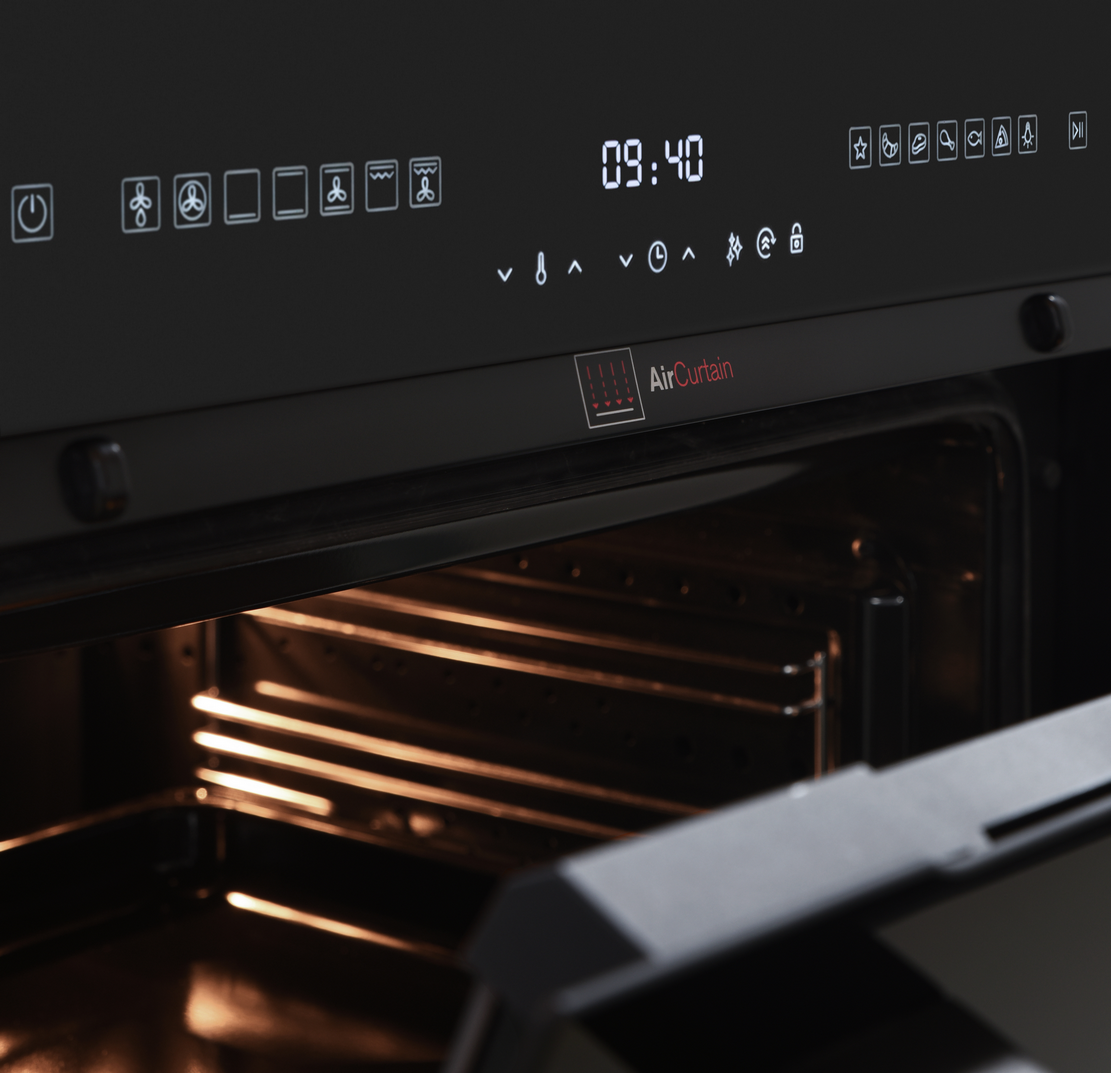 Sharp KA-75L64BNH-EU Built-In 73lt. Standard Multifunction Oven, Pure Black