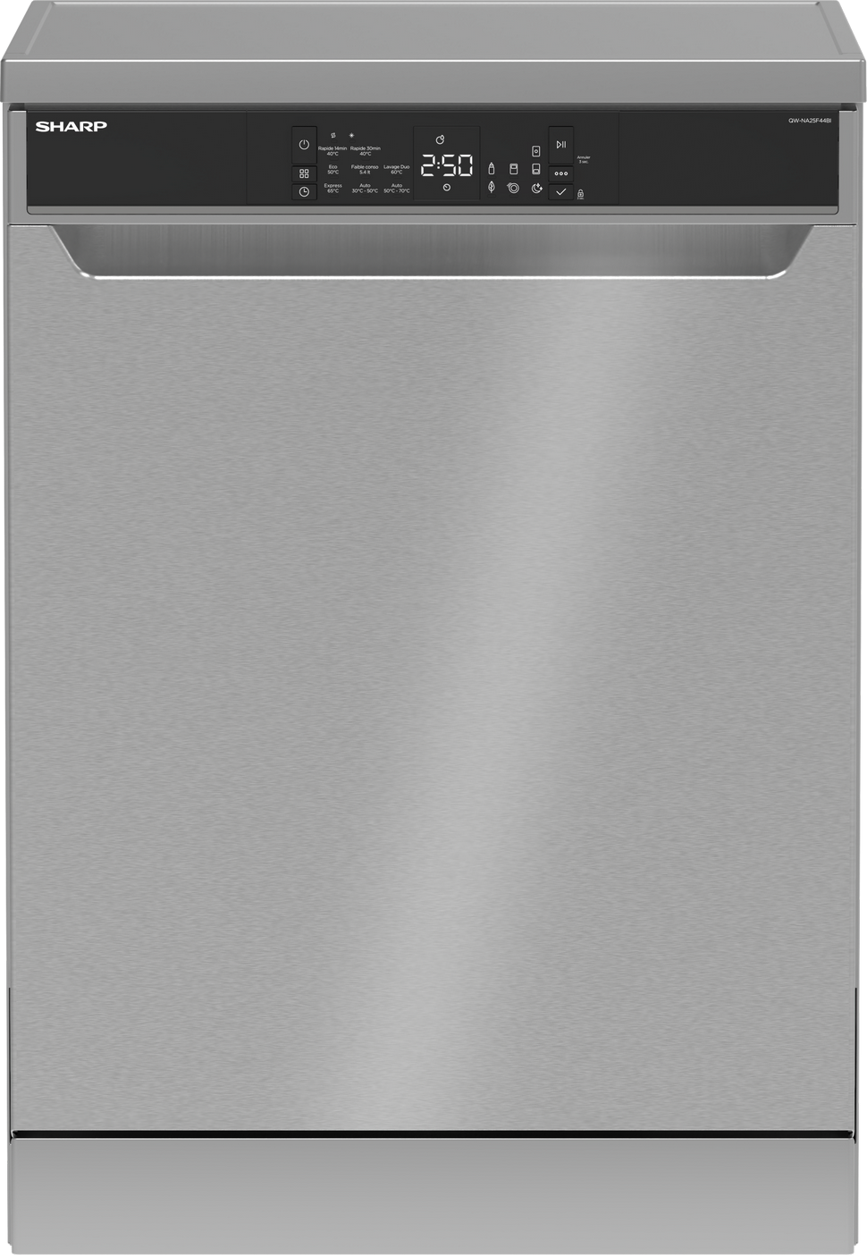 SHARP QW-NA25F44BI Freestanding 60cm Dishwasher 14PS 44 db B Class with EcoBox Technology