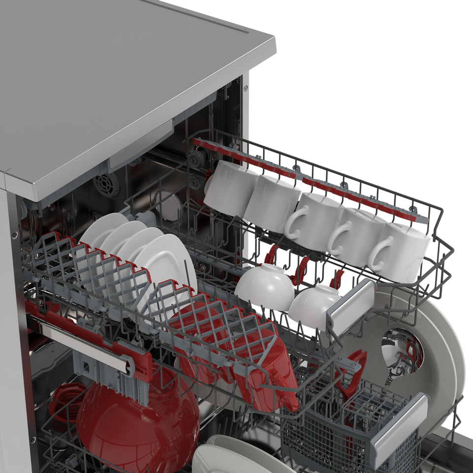 SHARP QW-NA25F44BI Freestanding 60cm Dishwasher 14PS 44 db B Class