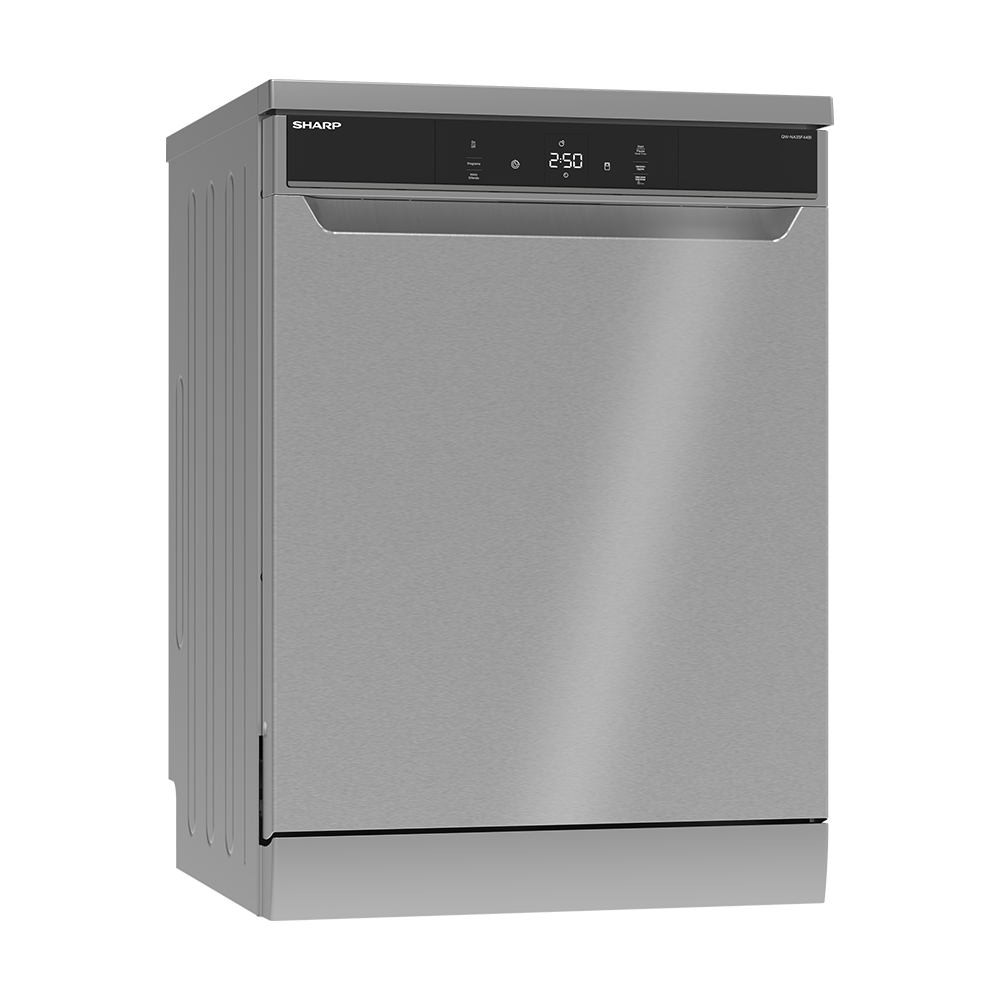 SHARP QW-NA35F44BI-ES Freestanding 60 cm Dishwasher 14 PS 44 db B Class with EcoBox Technology