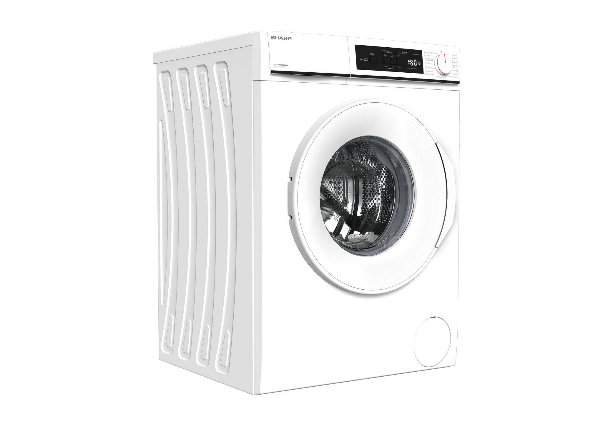 SHARP ES-NFA914BWNA-EE Freestanding Washing Machine 9 kg 1400 RPM A Class