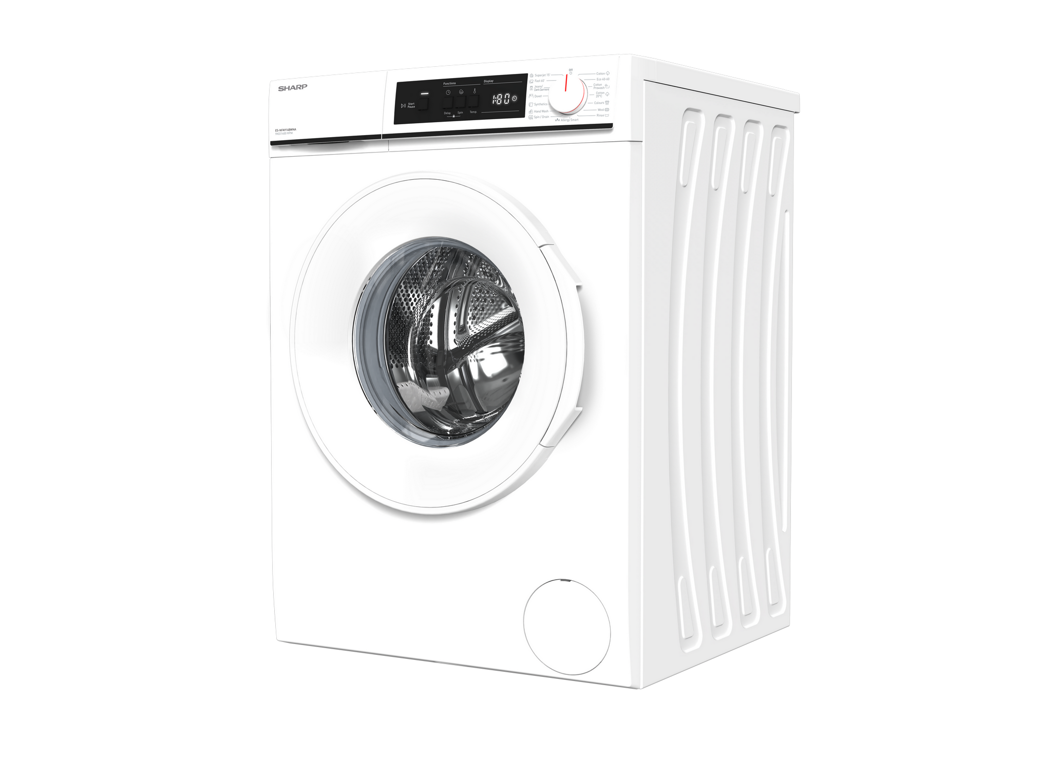 SHARP ES-NFA914BWNA-EE Freestanding Washing Machine 9 kg 1400 RPM A Class