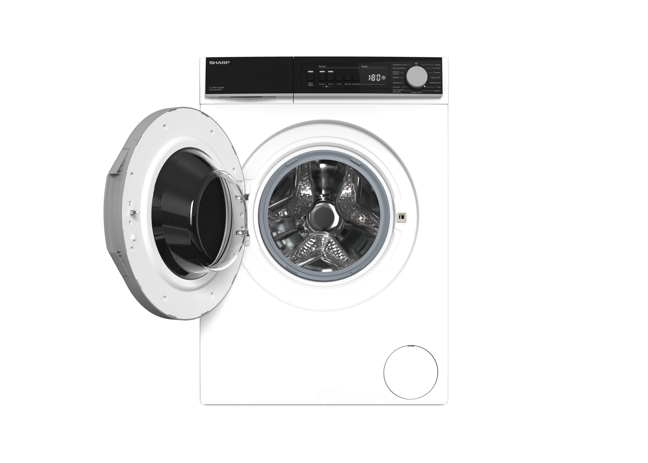 SHARP ES-NFB914AWNA-BX Free-Standing Washing Machine