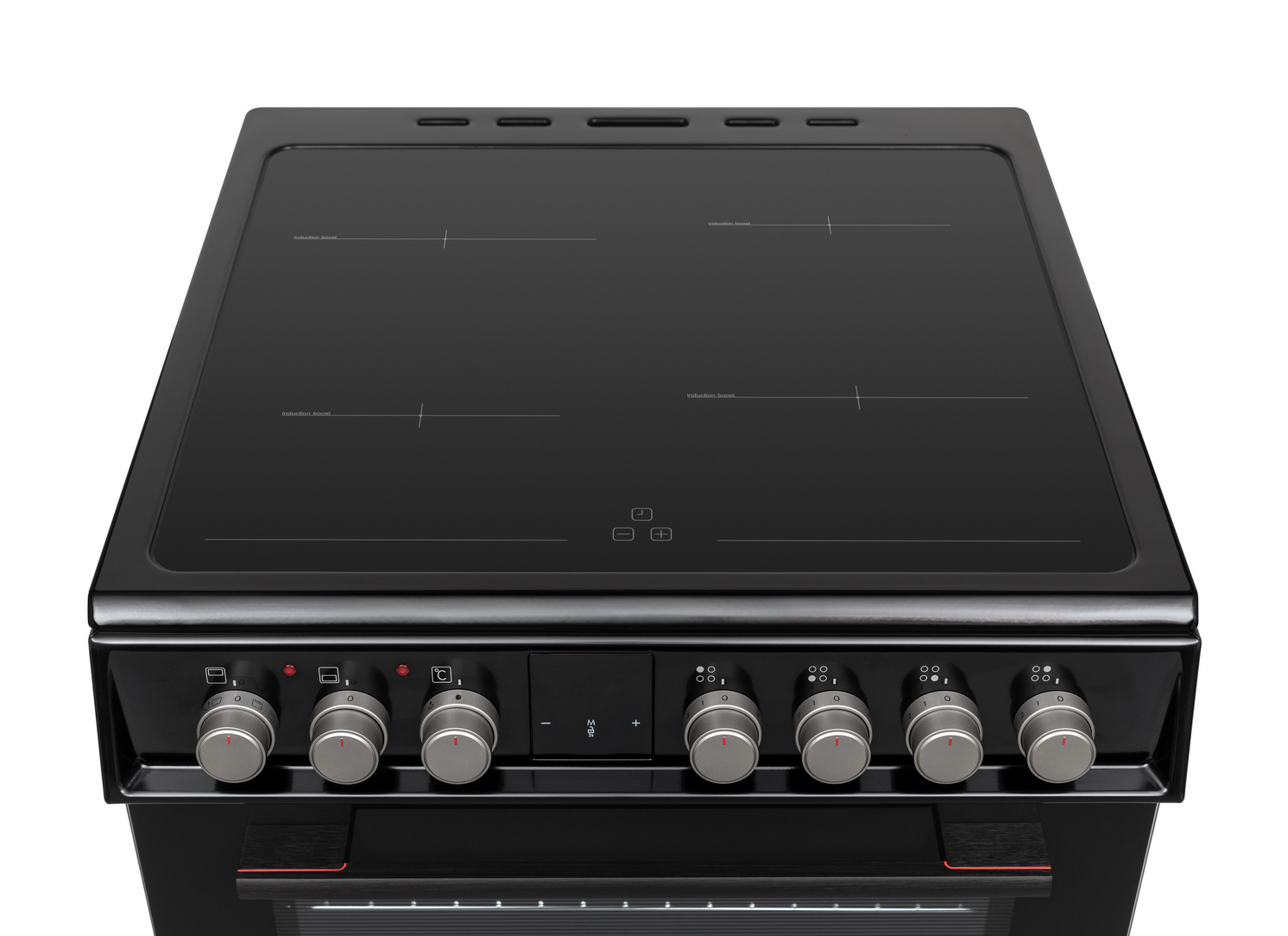 Sharp KF-66DIDD04BH1I-EN 60x60cm Freestanding Induction Double Oven, Black