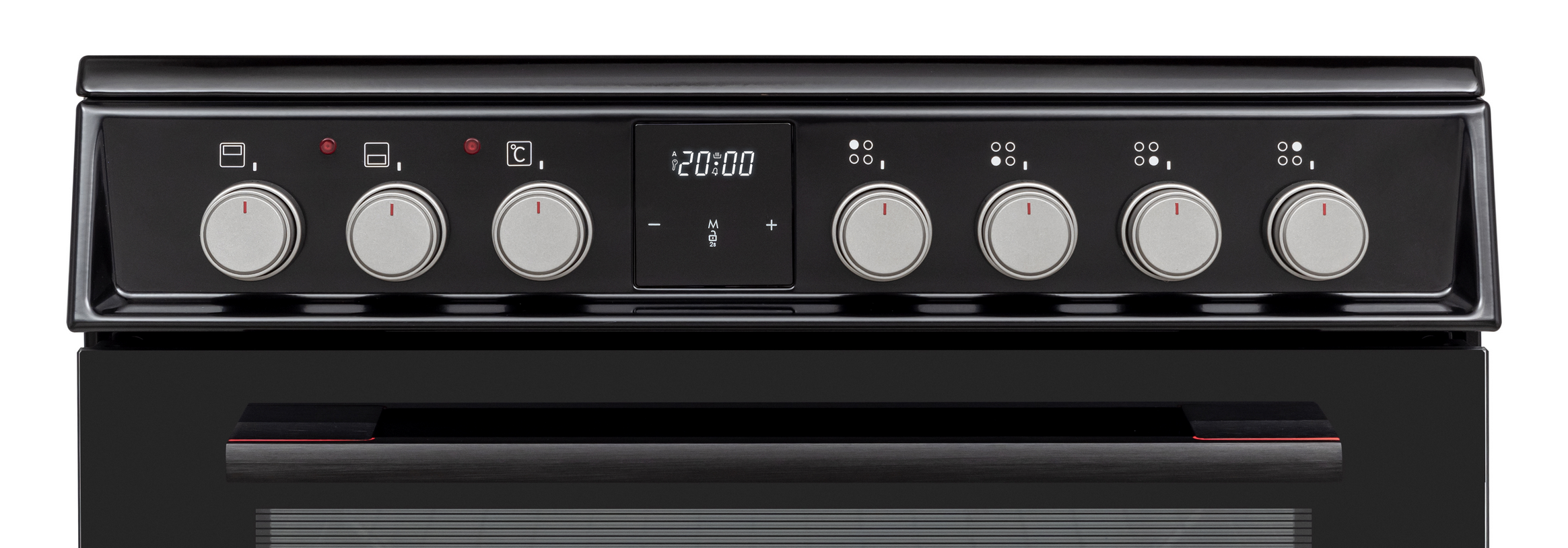 Sharp KF-66DIDD04BH1I-EN 60x60cm Freestanding Induction Double Oven, Black