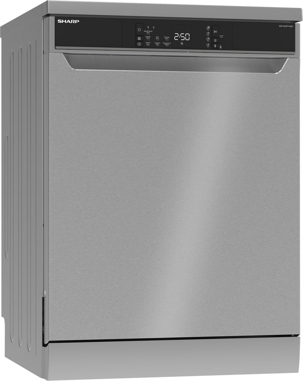SHARP QW-NA1FF45DI Freestanding 60cm Dishwasher 16PS 45 db D Class