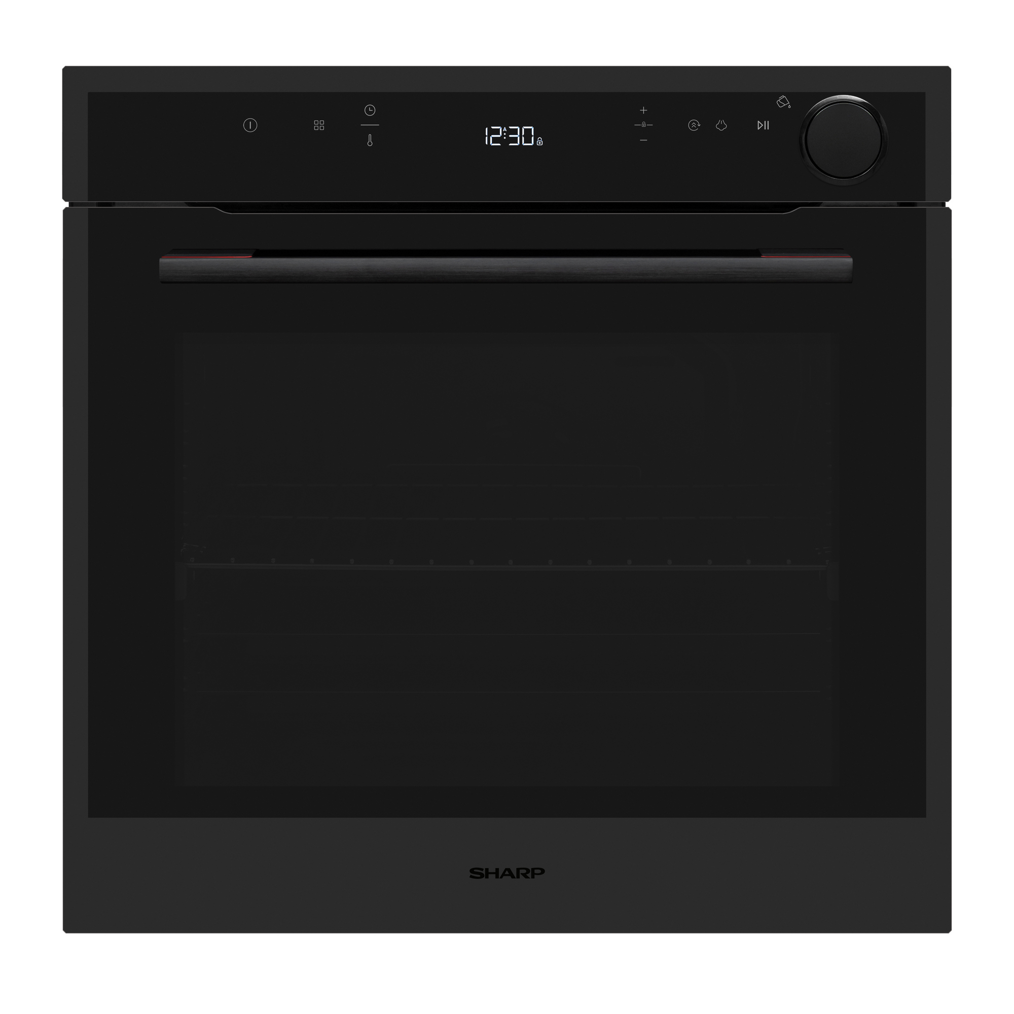 Sharp KA-73F68BNH-EU Built-In 78lt. Steam Assisted Multifunction Oven, Matte Black
