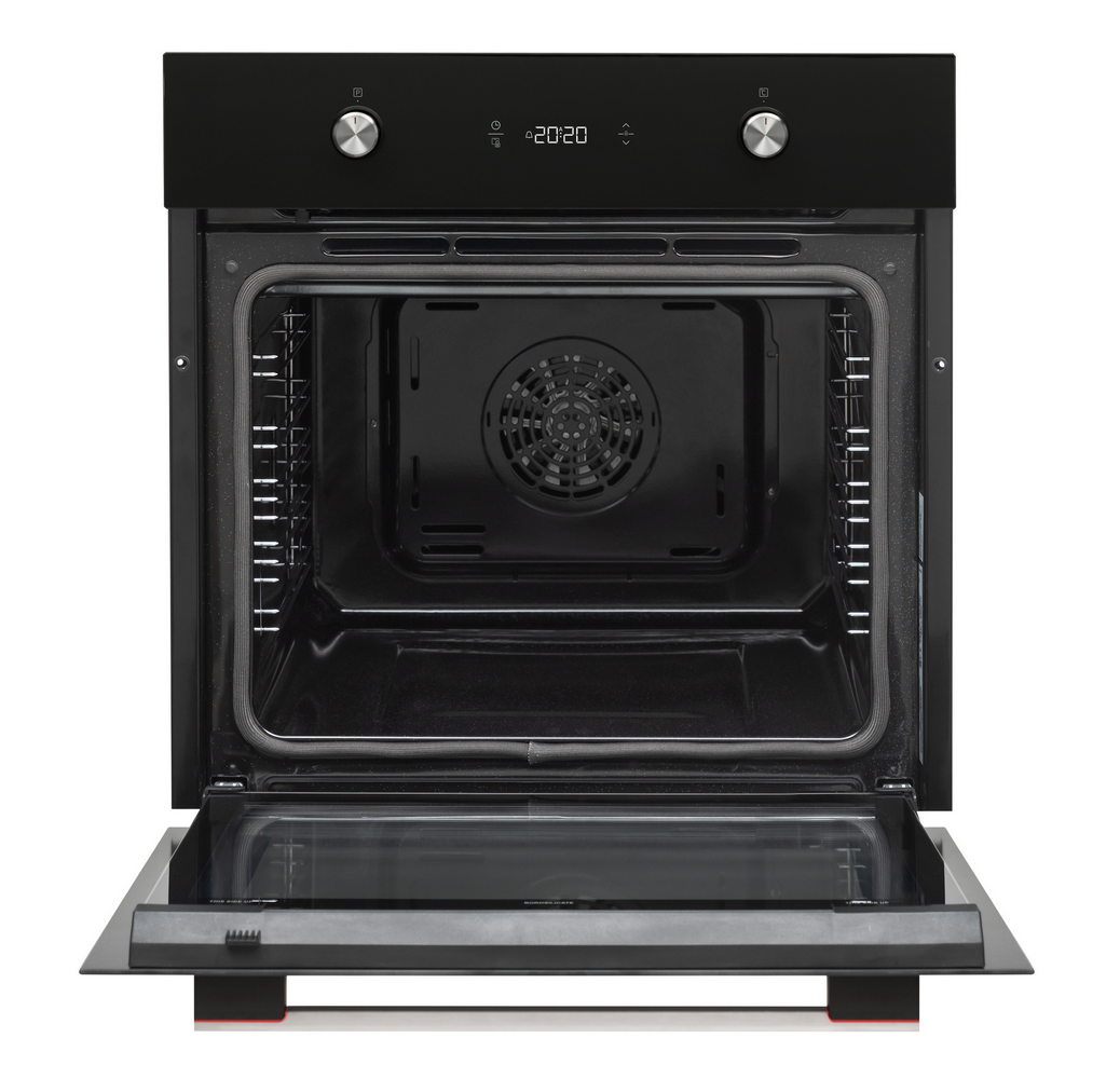 Sharp K-61P27BNM-FR Built-In 69lt. Pyrolytic Fan Assisted Oven, Black