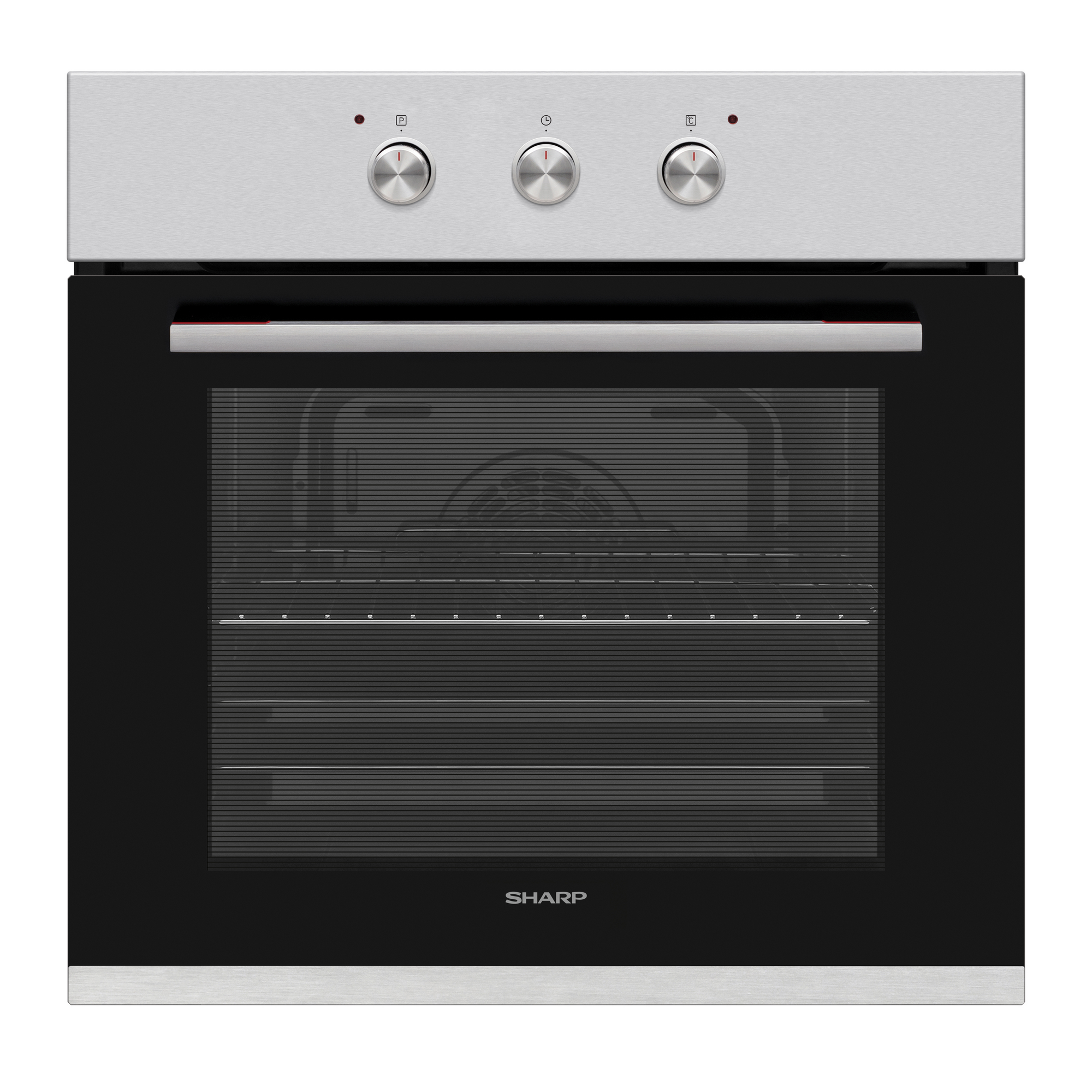 Sharp K-60M22INL-IT Built-In 69lt. Standard Fan Assisted Oven, Inox