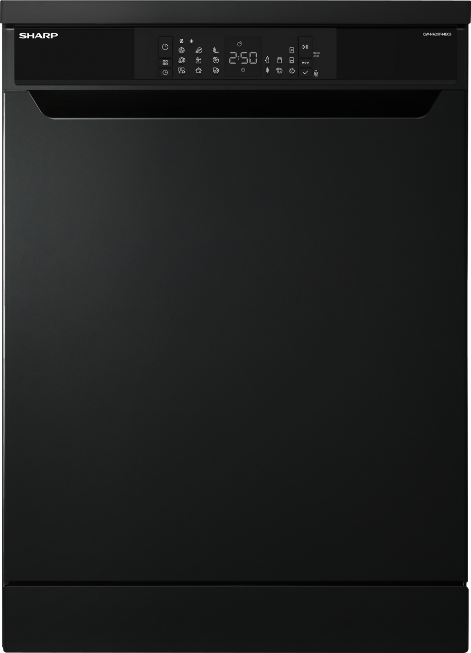 SHARP QW-NA2XF44ECB Freestanding 60cm Dishwasher 14PS 44 db C Class with Inverter Motor