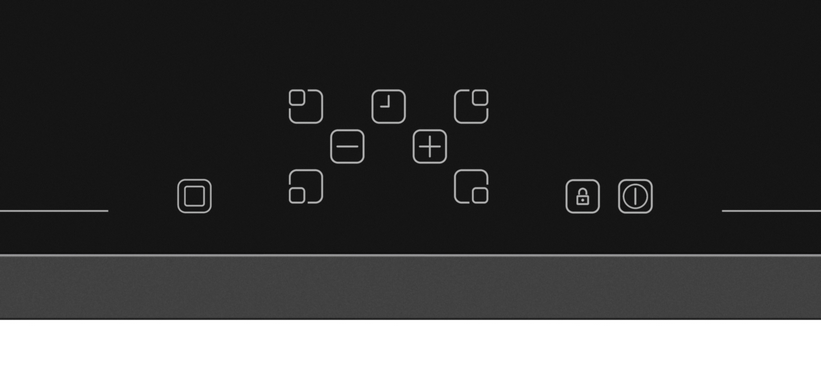 Sharp KH-6V09FTMI-DE Built-In 60cm Vitroceramic Hob, Toggle Touch Control