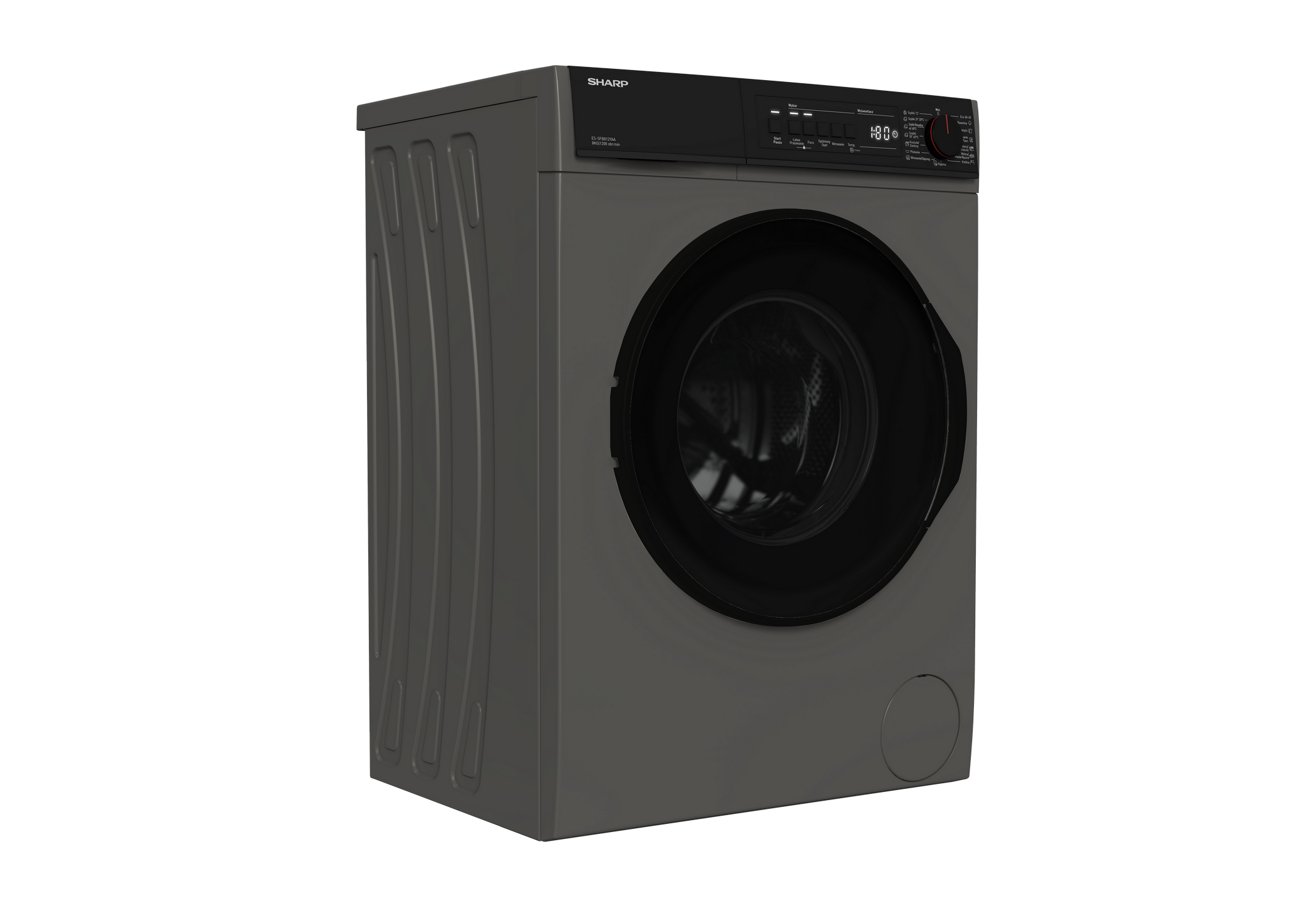 SHARP ES-SFB812YAA-PL Freestanding Washing Machine 8 kg 1400 RPM A Class