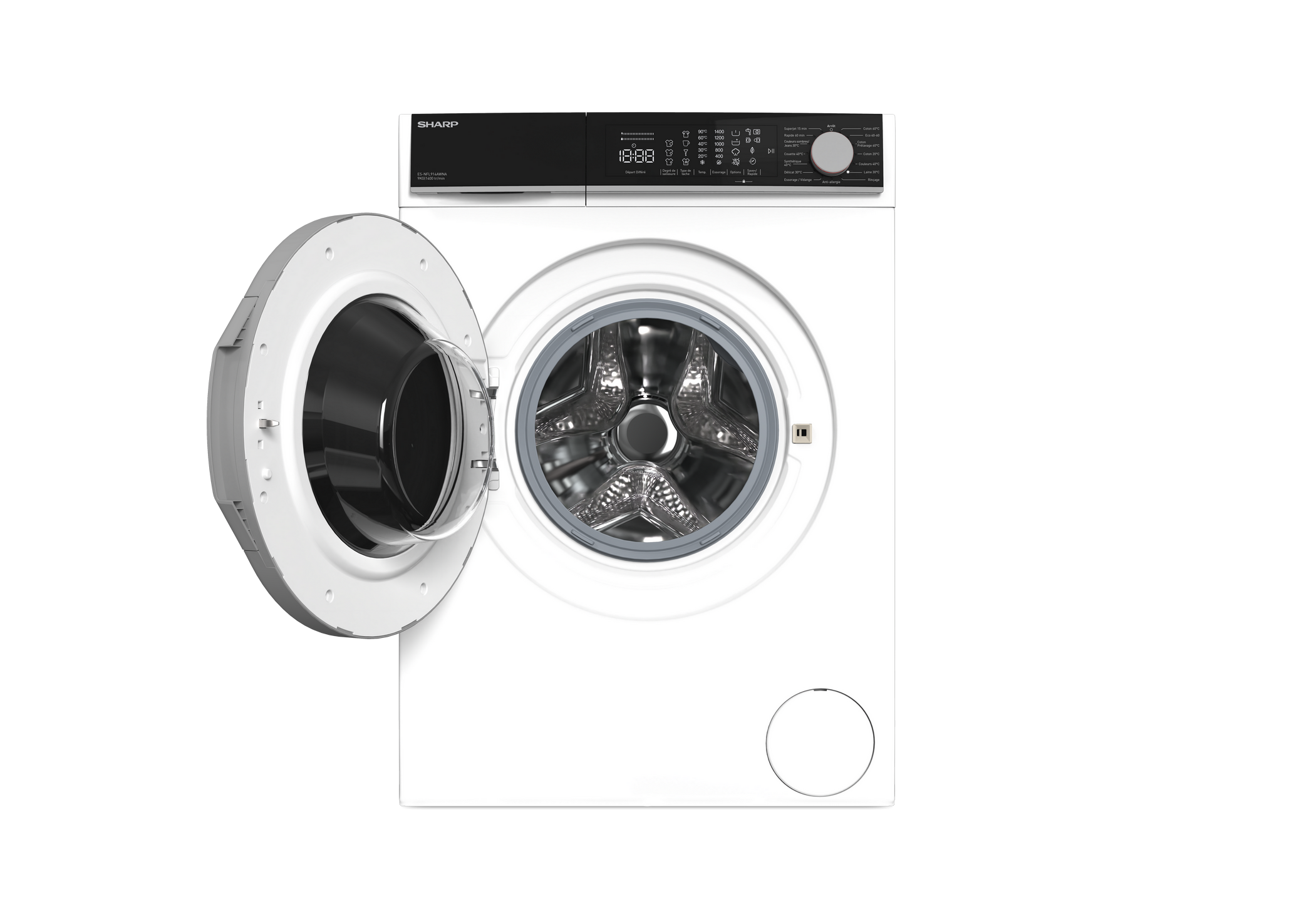 SHARP ES-NFL914AWNA-FR Freestanding Washing Machine 9 kg 1400 RPM A Class