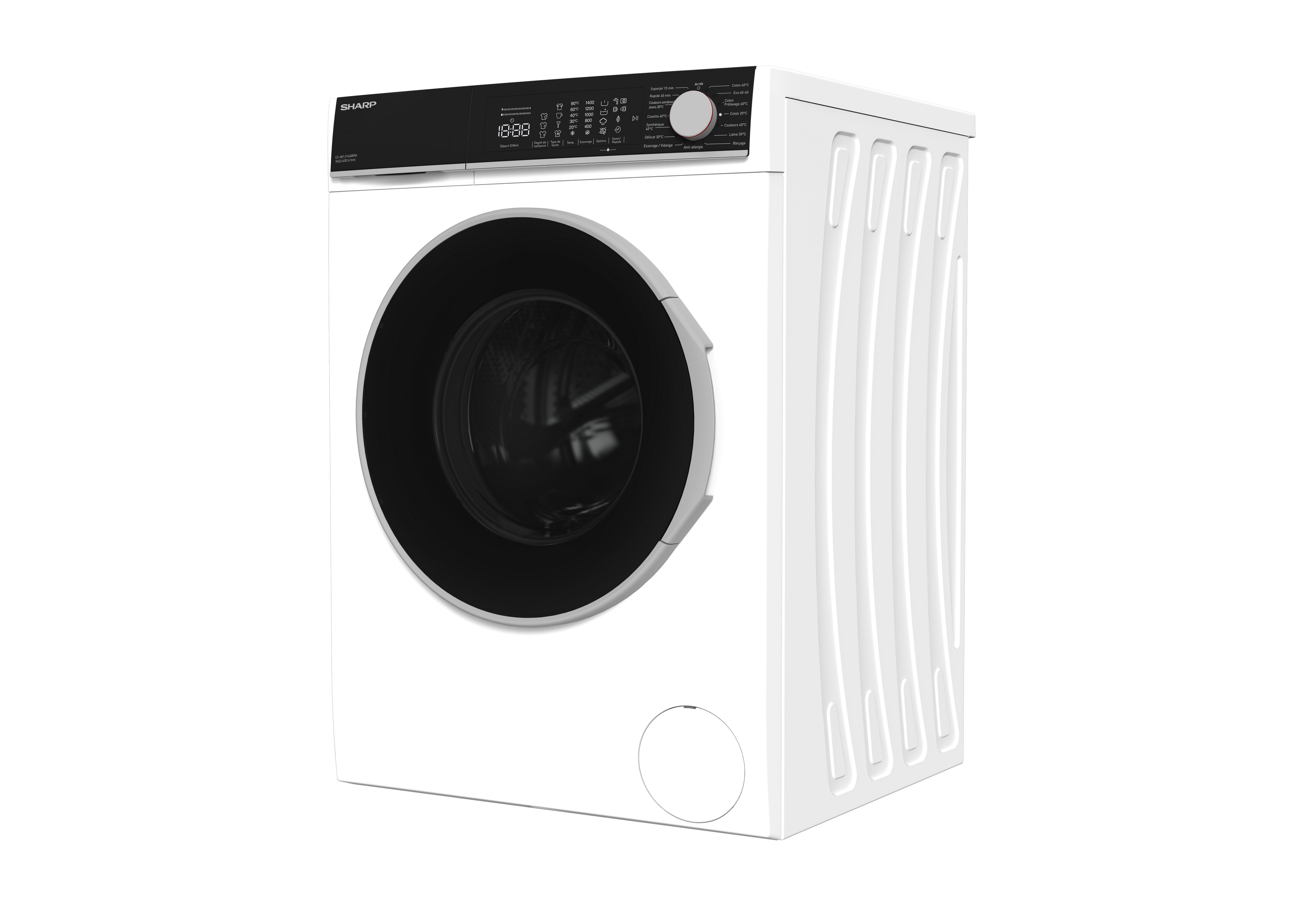 SHARP ES-NFL914AWNA-FR Freestanding Washing Machine 9 kg 1400 RPM A Class