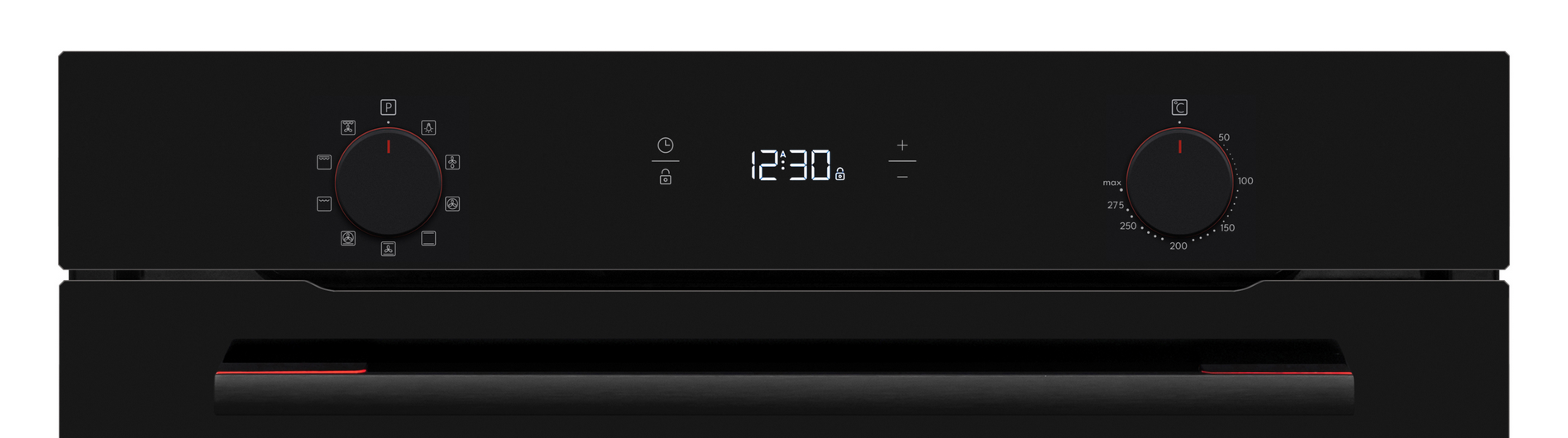 Sharp KA-70P19BNM-EU Built-In 78lt. Standard Multifunction Oven, Black